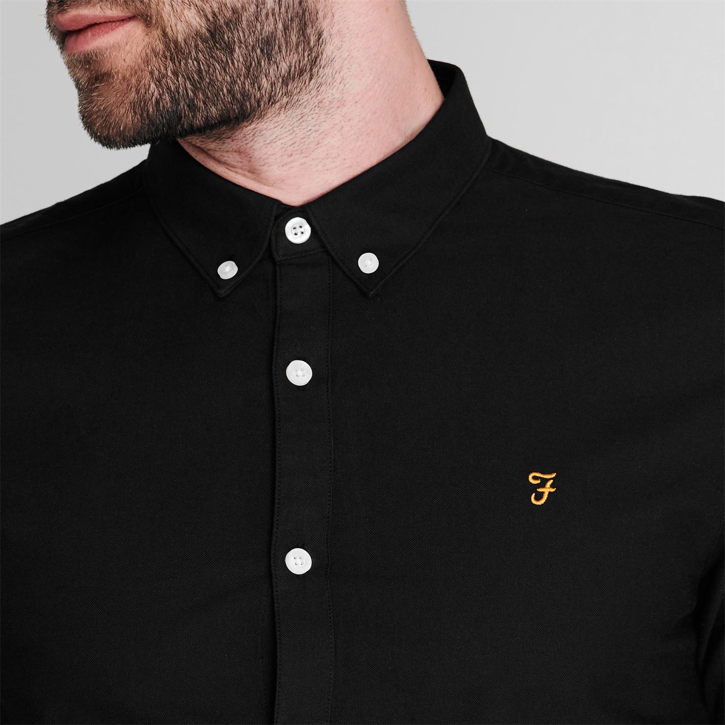 Farah Oxford Long Sleeve Shirt - 4