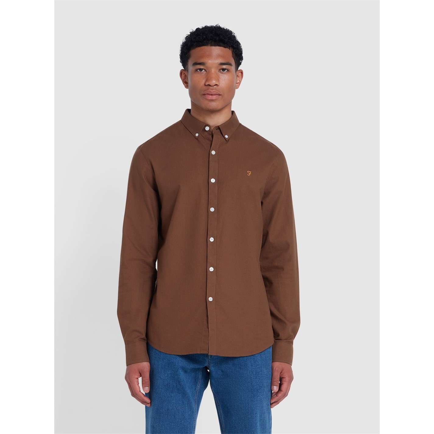 Farah Oxford Long Sleeve Shirt - 2