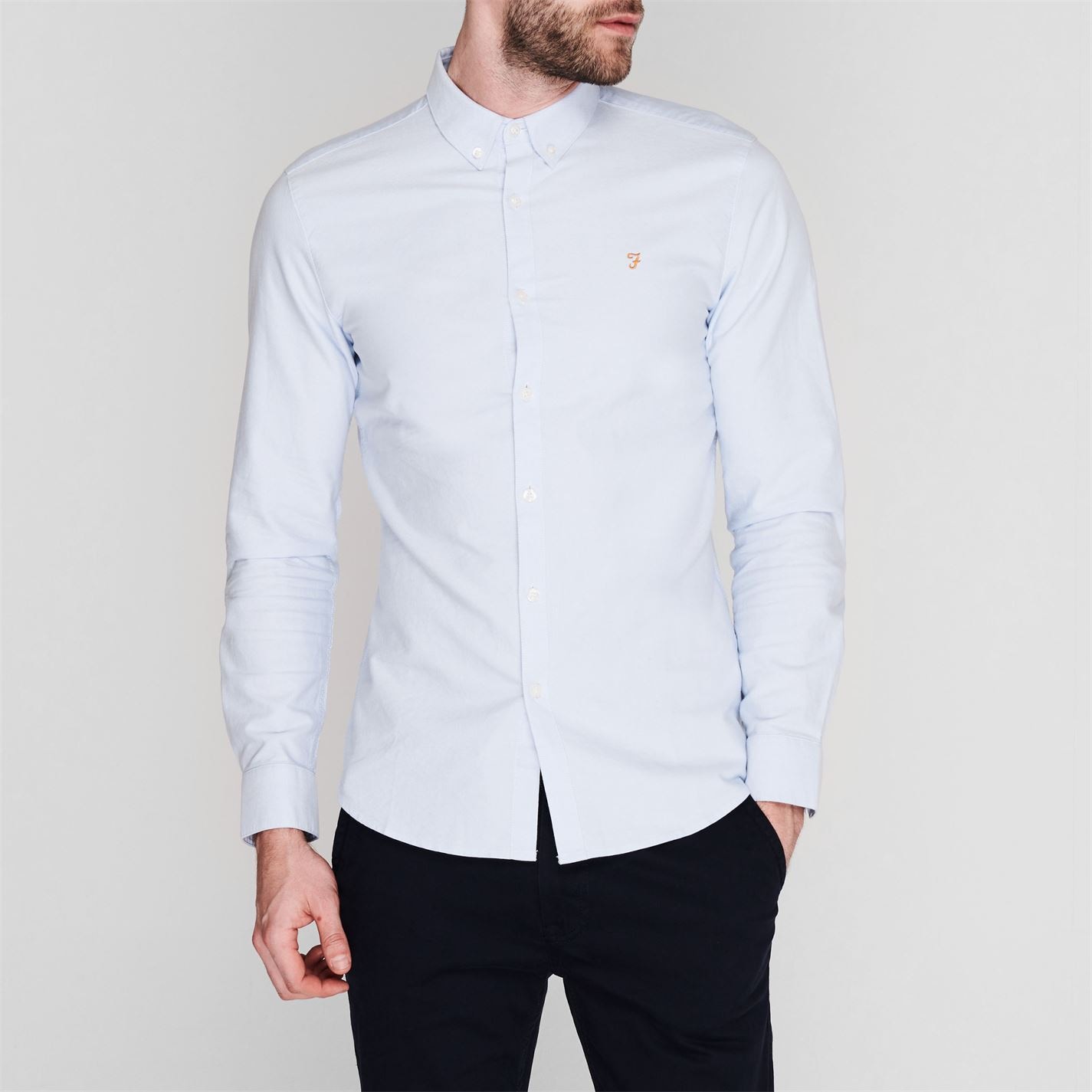 Farah Oxford Long Sleeve Shirt - 2