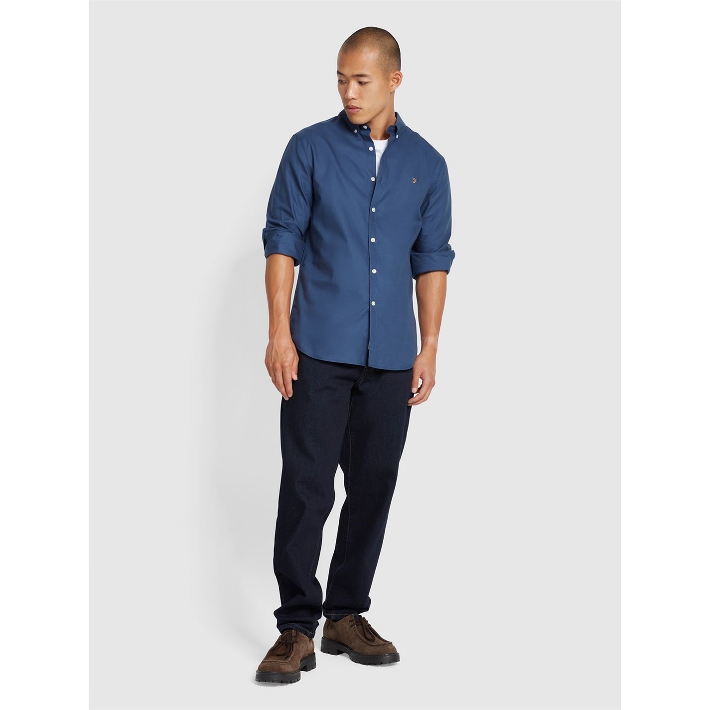 Farah Oxford Long Sleeve Shirt - 2