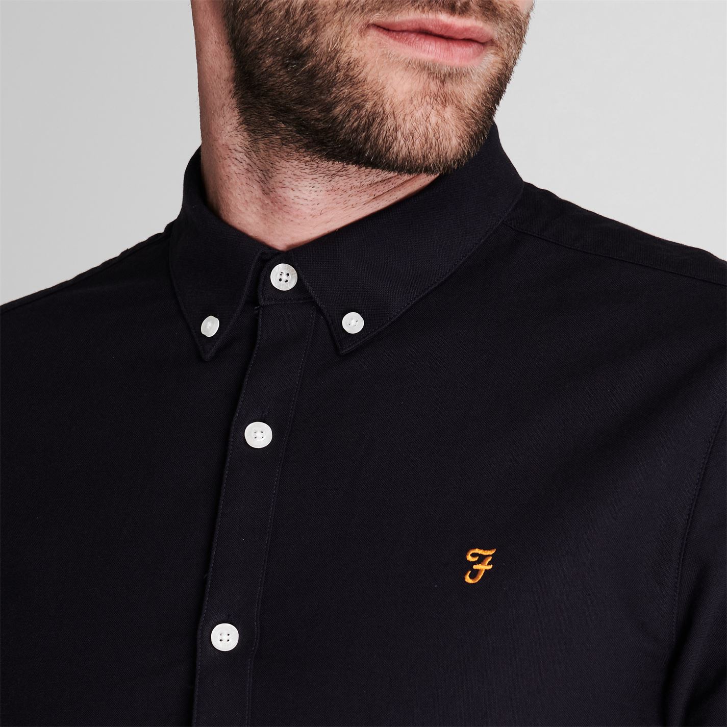 Farah Oxford Long Sleeve Shirt - 4