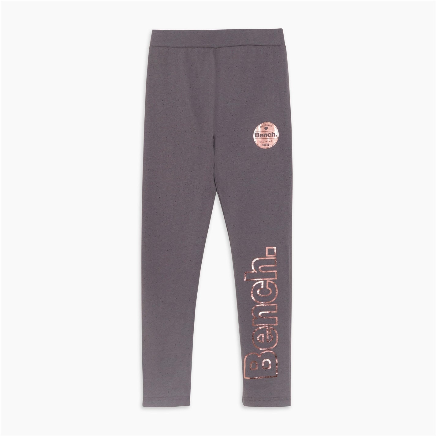 Bench Girls Pack of 2 Marl Pink/Charocal Leggings - 2