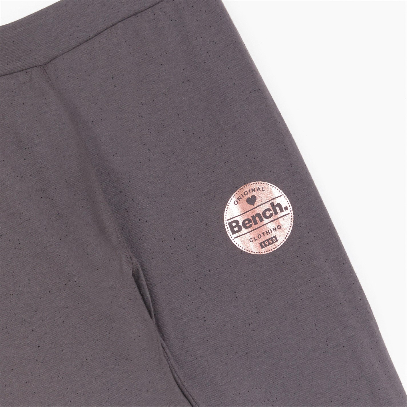 Bench Girls Pack of 2 Marl Pink/Charocal Leggings - 6