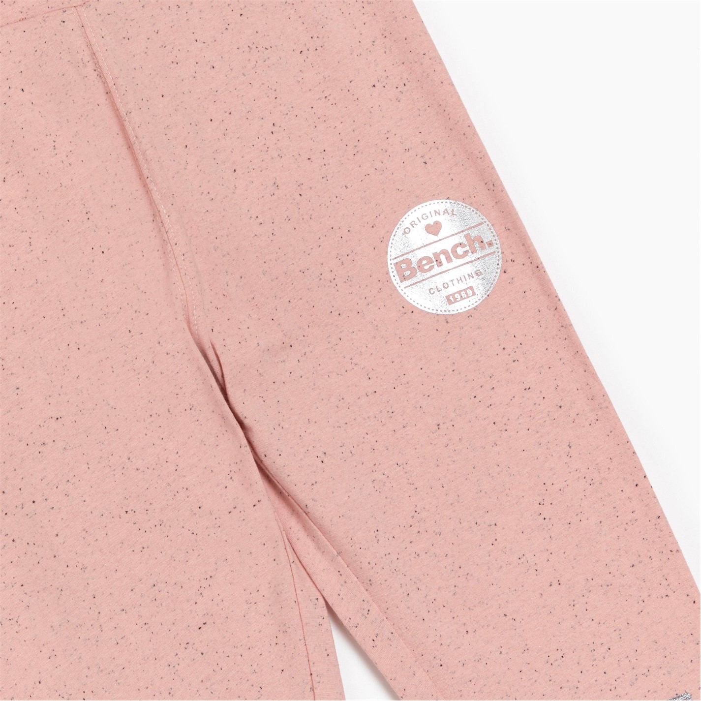 Bench Girls Pack of 2 Marl Pink/Charocal Leggings - 7