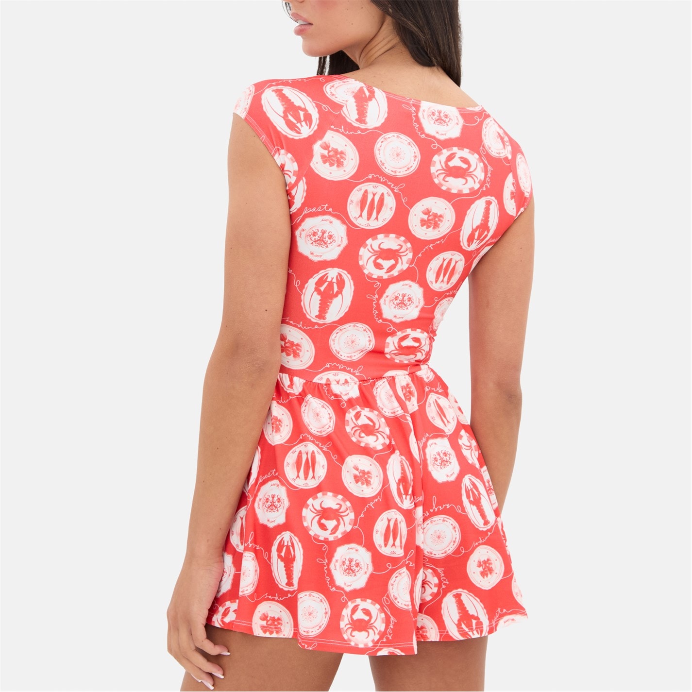 I Saw It First Printed Tie Front Playsuit - 3