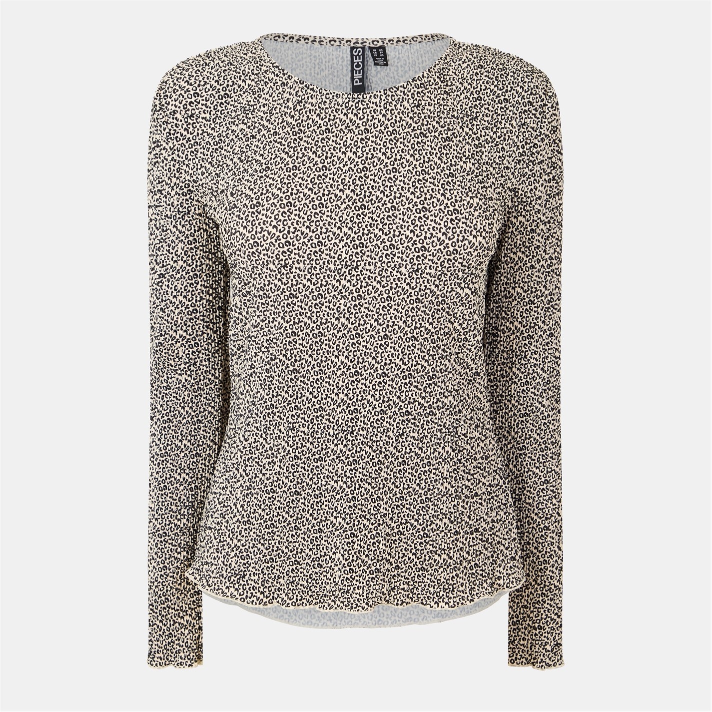 Košeľa Pieces Natural 4236642