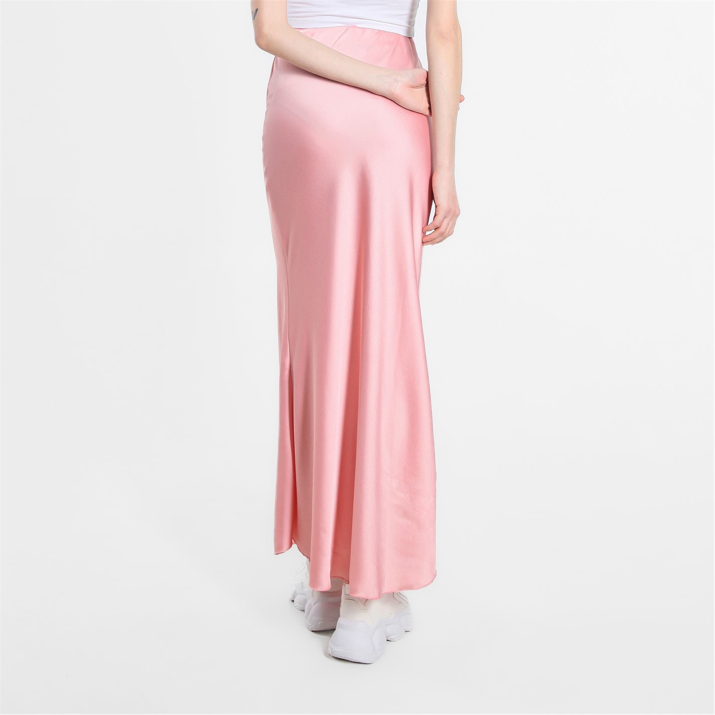Be You Satin Midaxi Skirt - 4