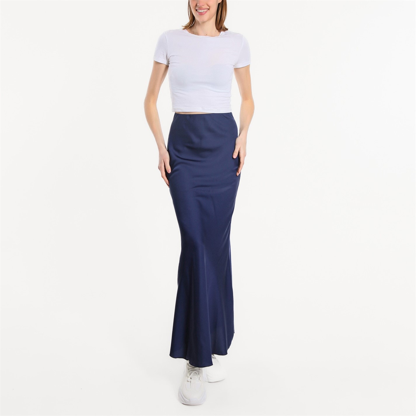 Be You Satin Midaxi Skirt - 2