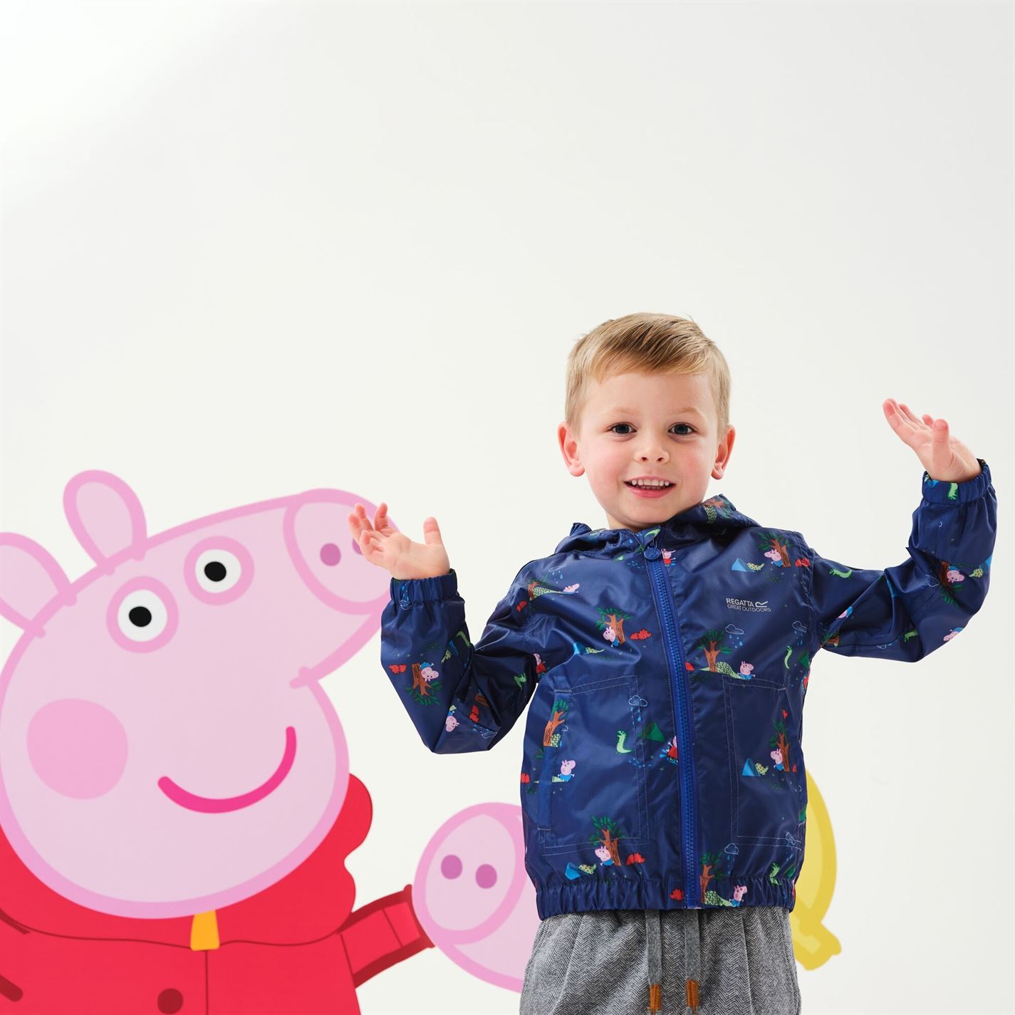 Regatta Peppa Pig Muddy Puddle Waterproof Jacket - 4
