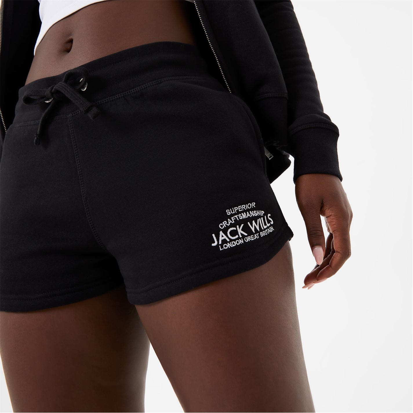 Jack Wills Bea Logo Sweat Shorts - 3