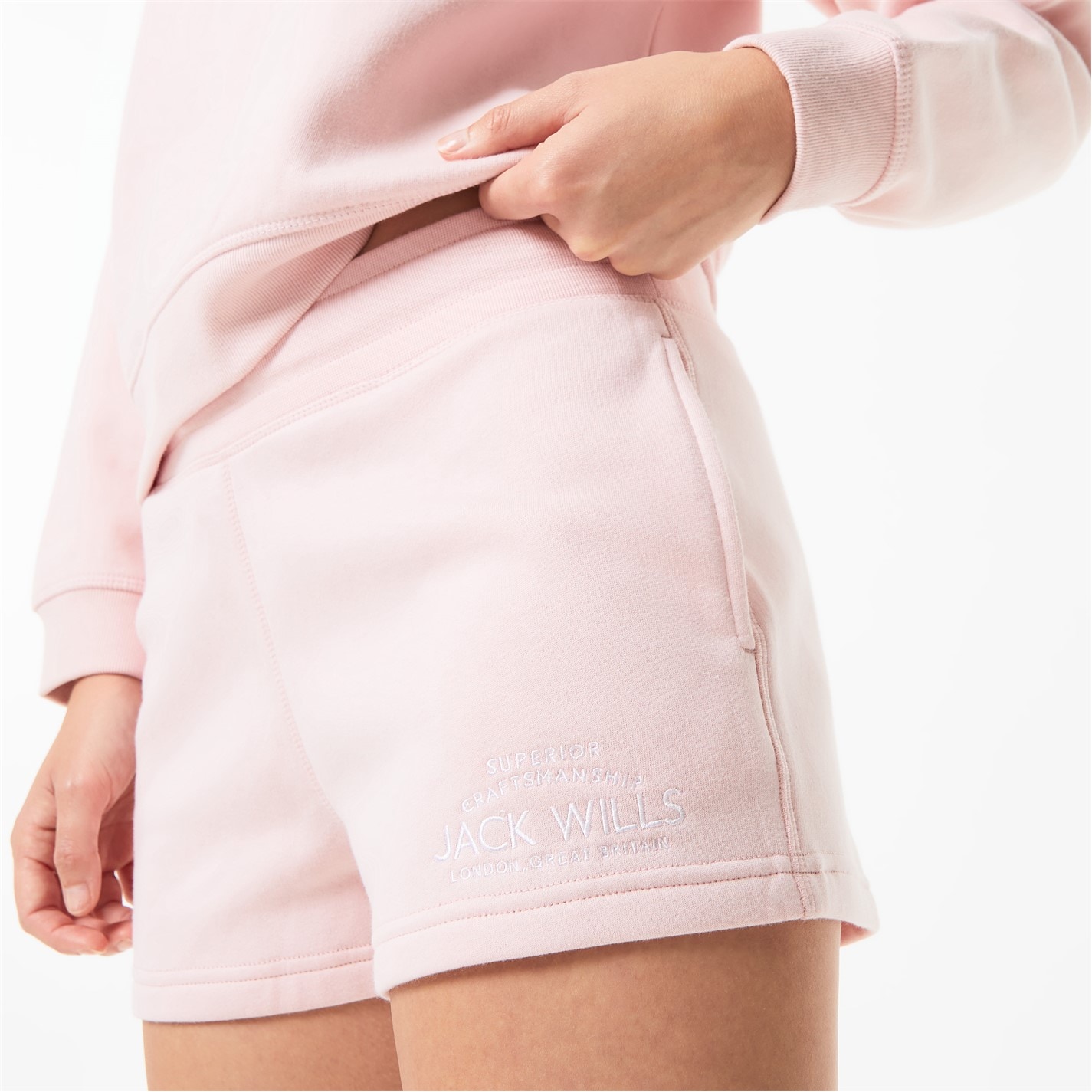 Jack Wills Bea Logo Sweat Shorts - 3