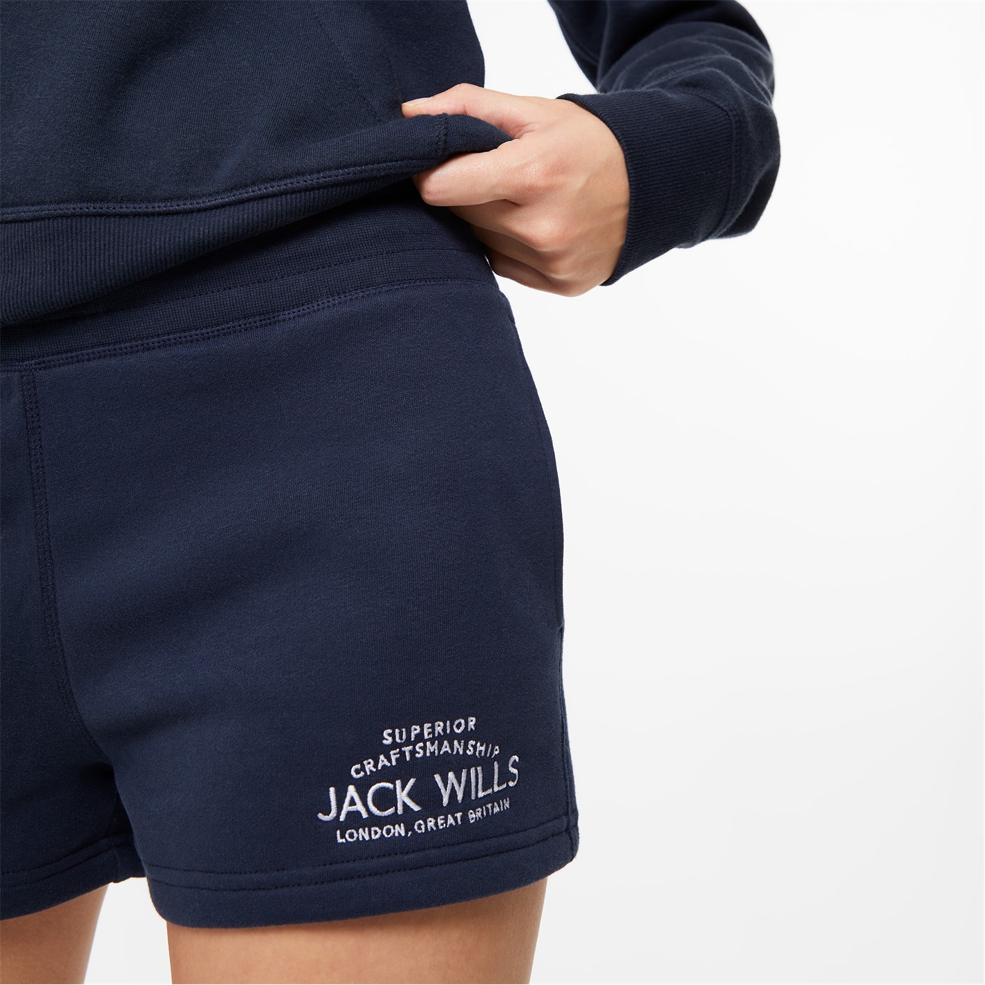 Jack Wills Bea Logo Sweat Shorts - 3