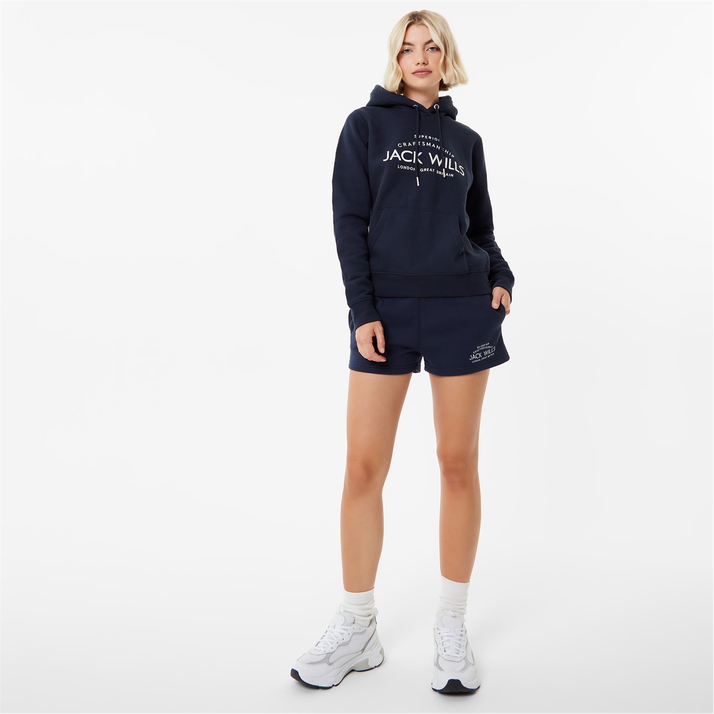 Jack Wills Bea Logo Sweat Shorts - 4