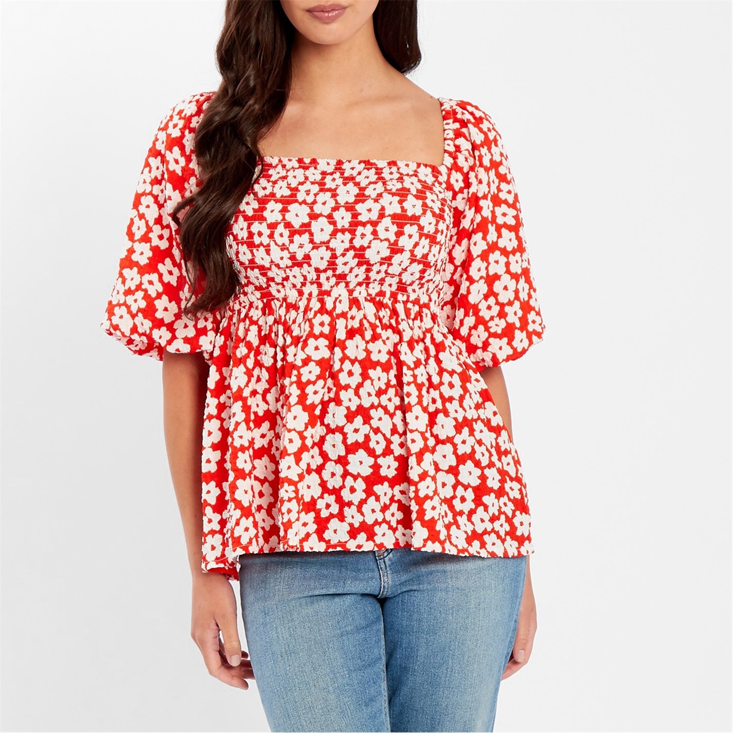 Košeľa Be You Red Floral 2284018