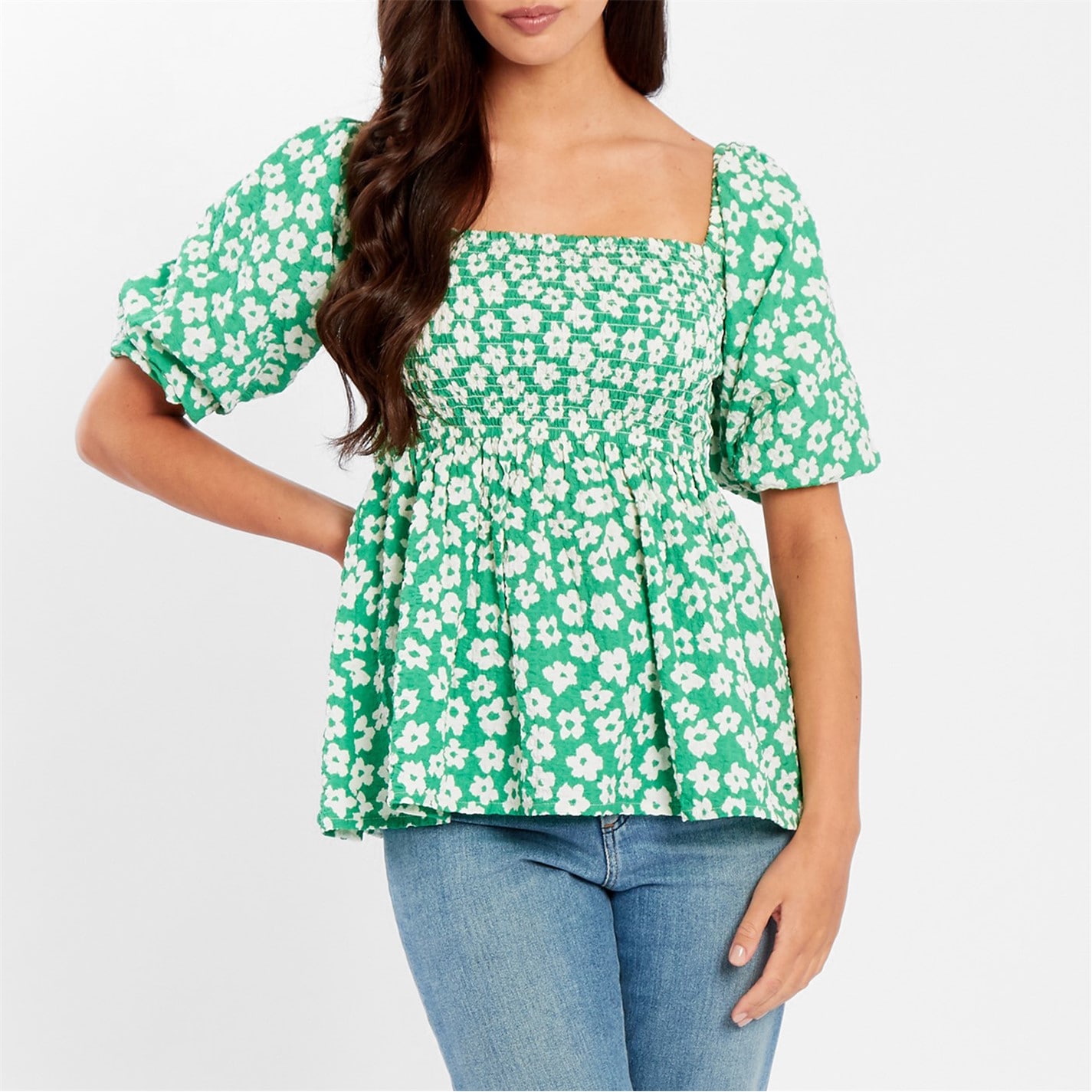 Košeľa Be You Green Floral 3487856