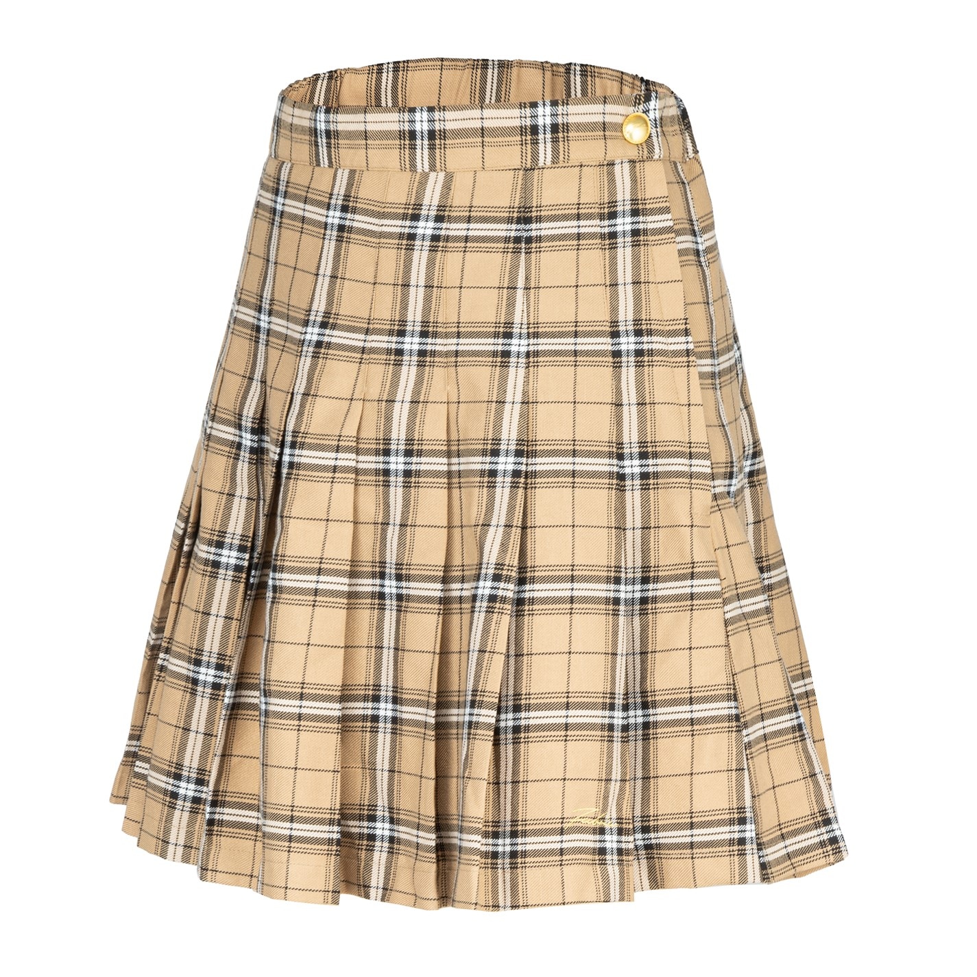 Fabric Plt Chk Skort Ld54 - 3