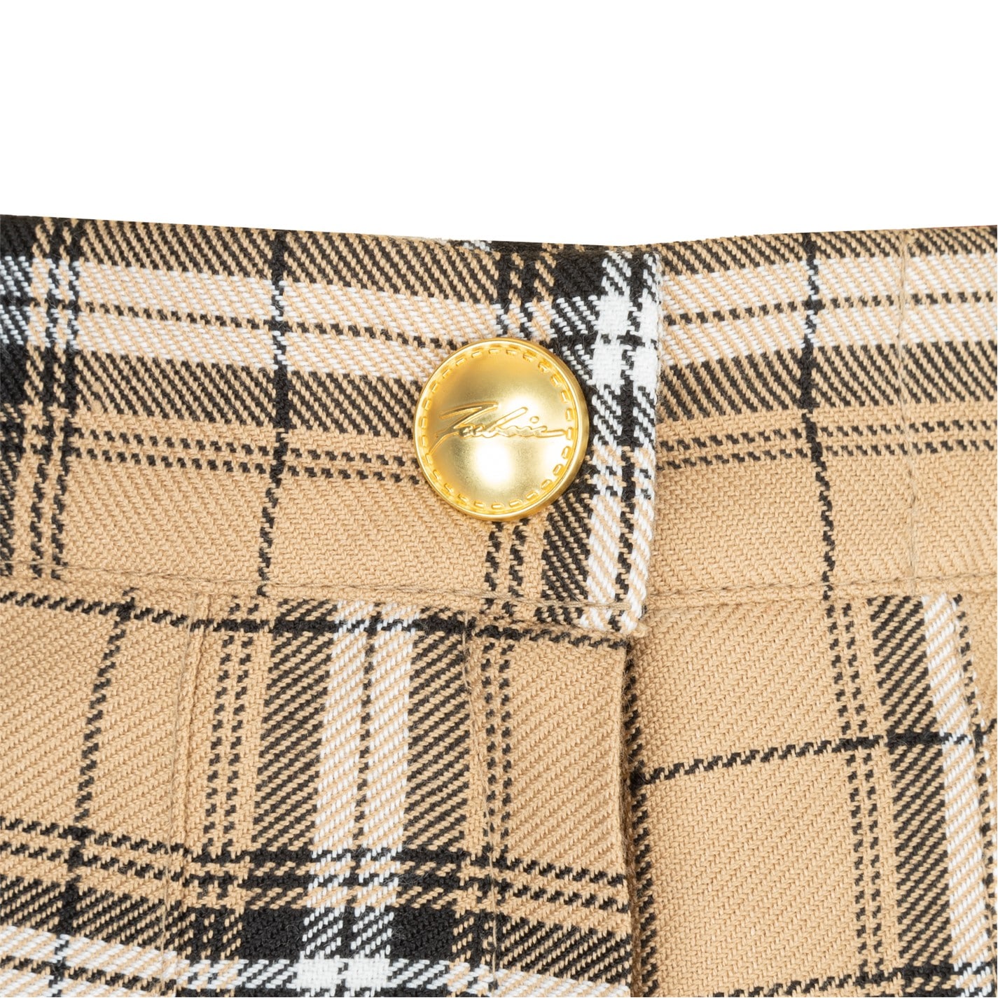 Fabric Plt Chk Skort Ld54 - 4