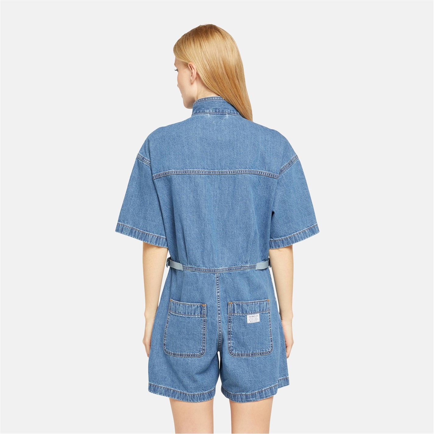 Levis Levis Ss Surplus Romper Blue Joke - 2
