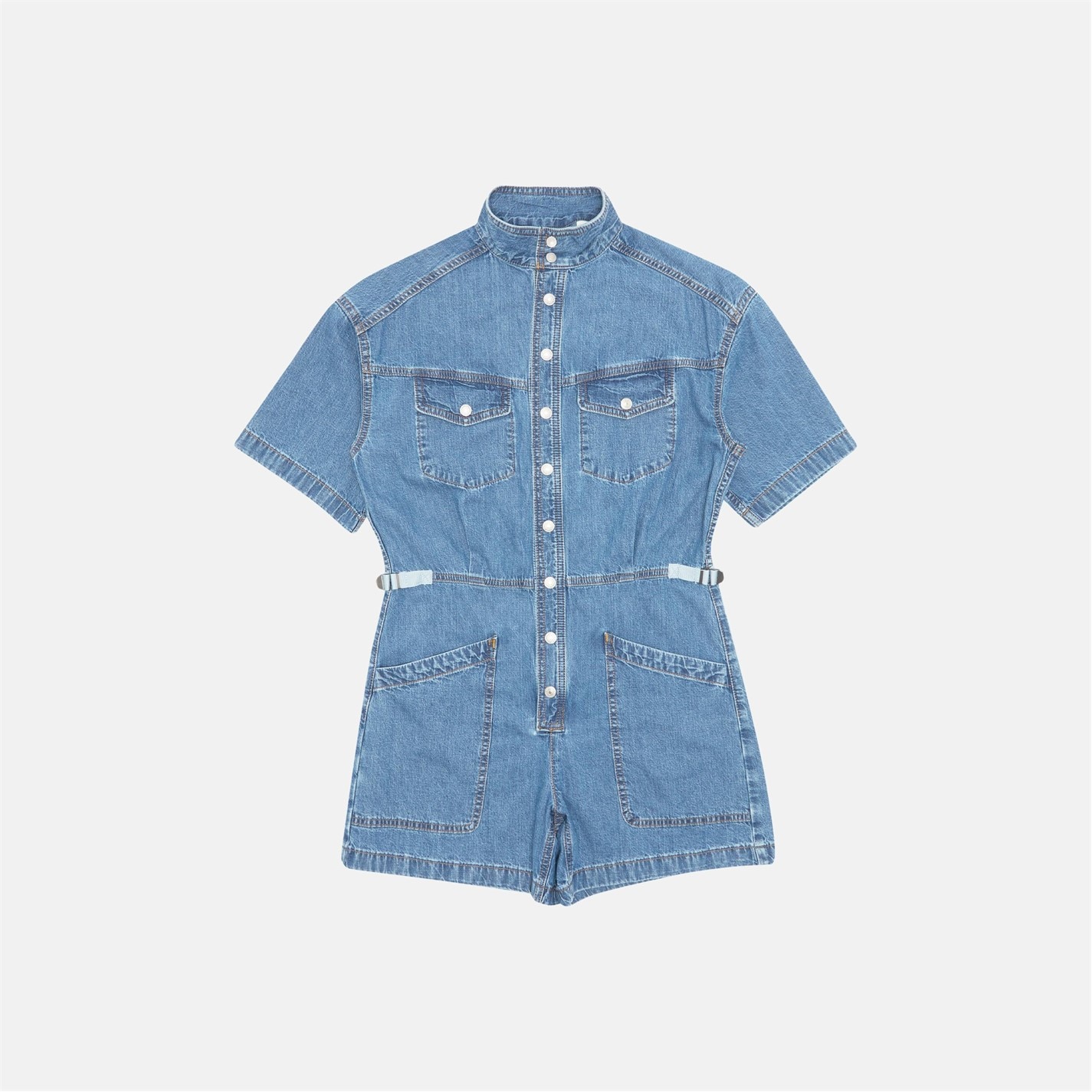 Levis Levis Ss Surplus Romper Blue Joke - 3
