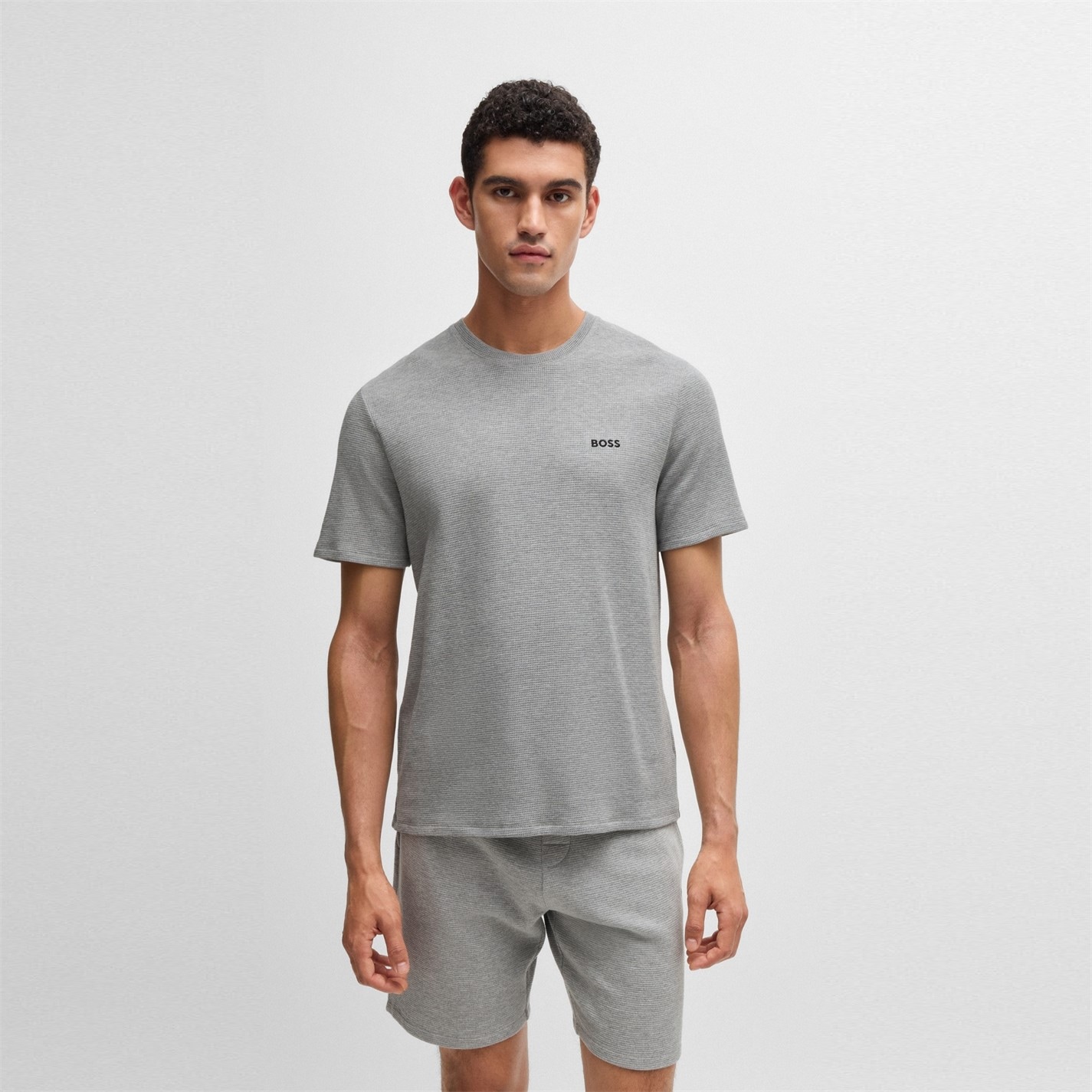 Boss Waffle T-Shirt Structured Design - 2