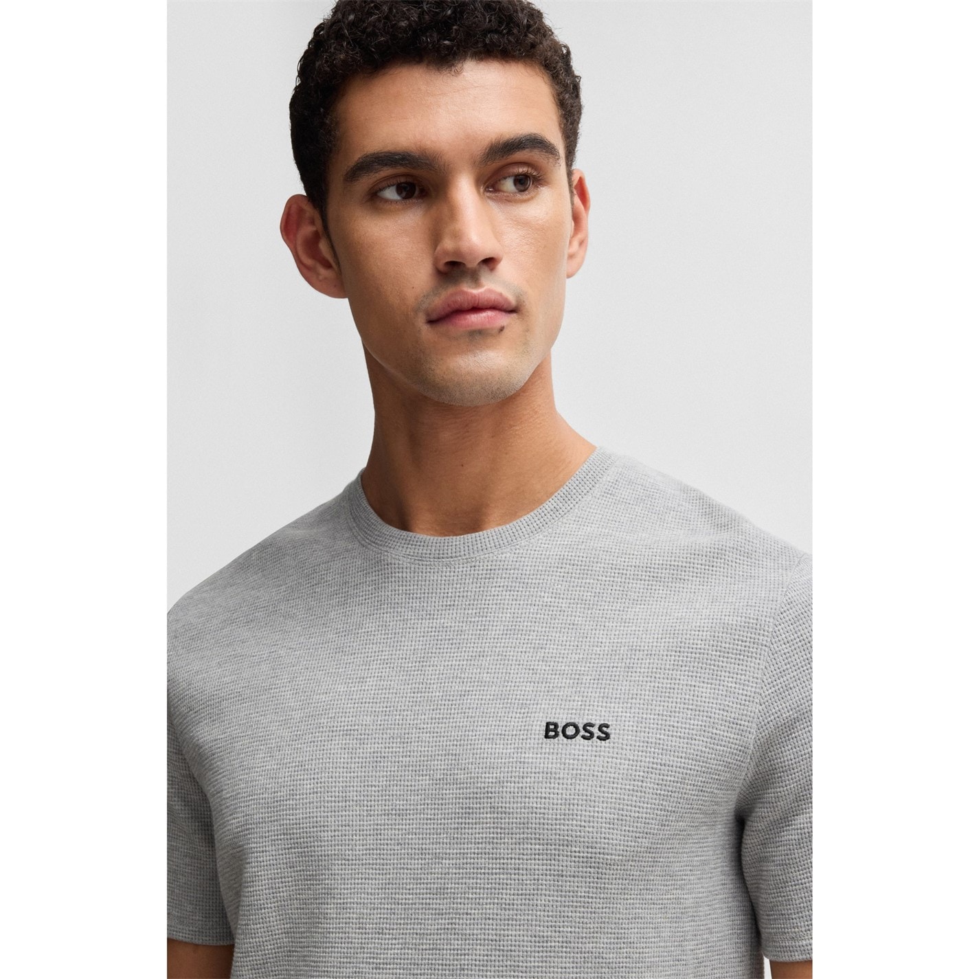 Boss Waffle T-Shirt Structured Design - 4