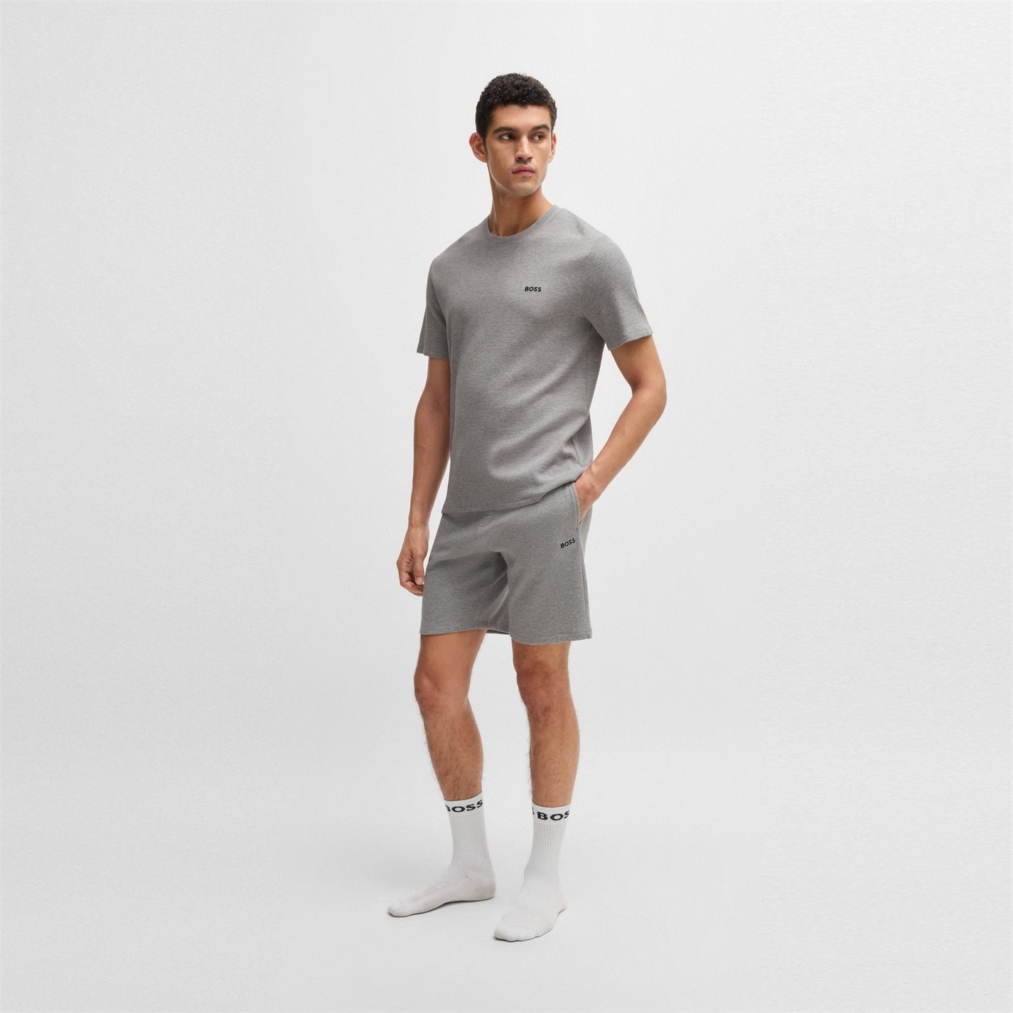 Boss Waffle T-Shirt Structured Design - 5