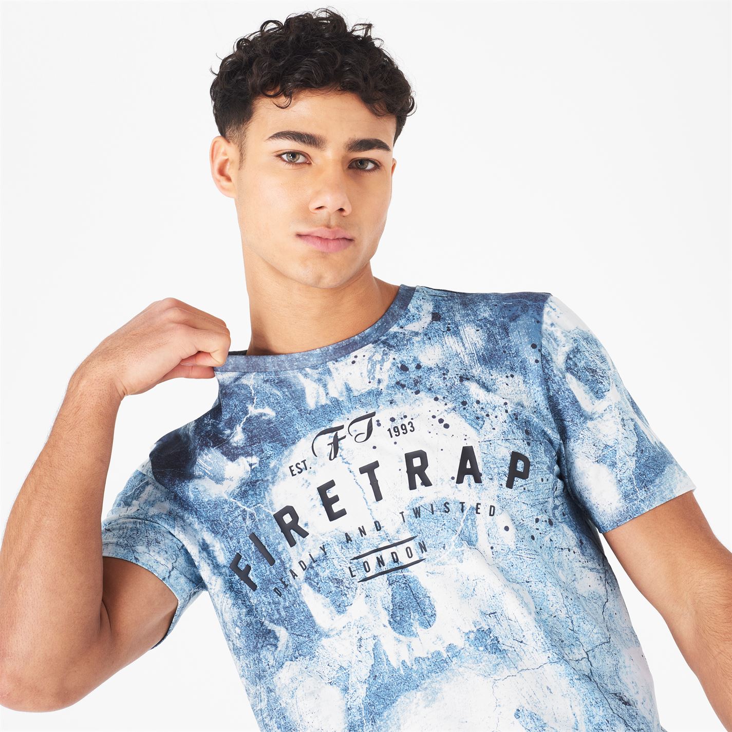 Firetrap Sub T Shirt Mens - 3