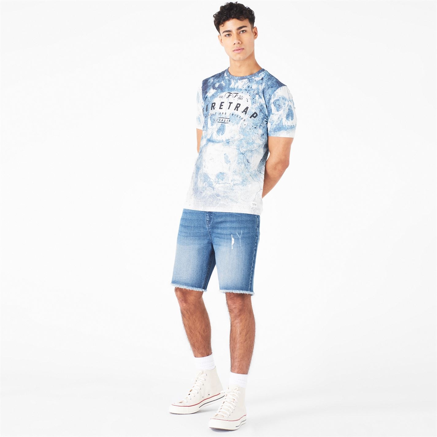 Firetrap Sub T Shirt Mens - 4