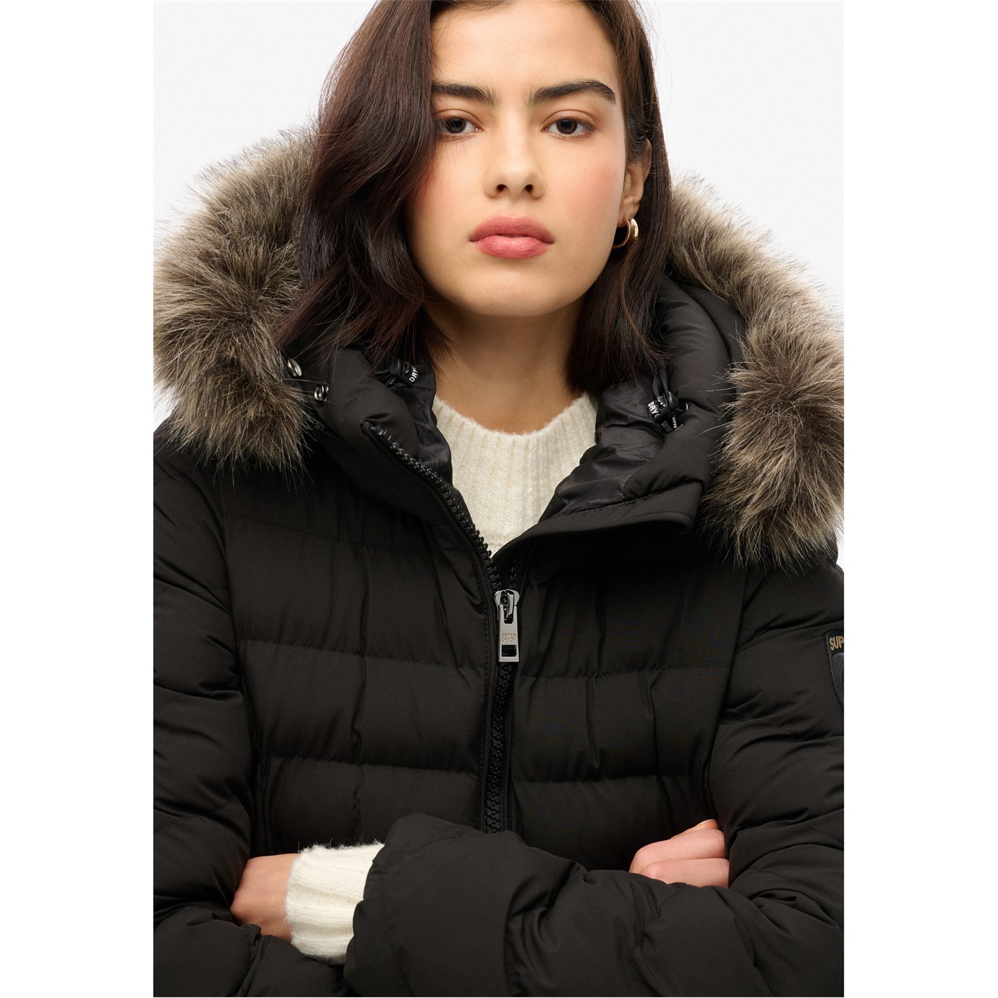 Dámska bunda Superdry Black 1784564