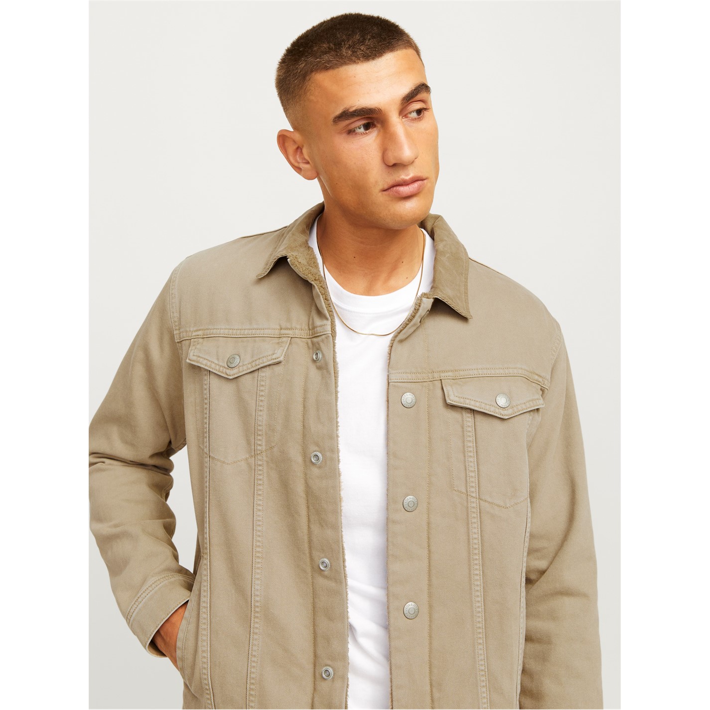 Jack and Jones Sherpa Jacket Sn99 - 4