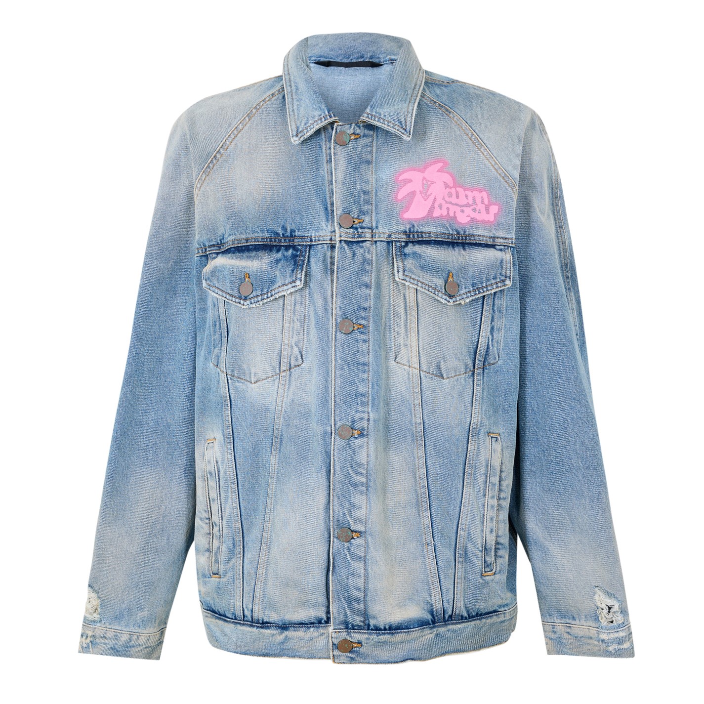 Bunda PALM ANGELS Blue Fu 671366