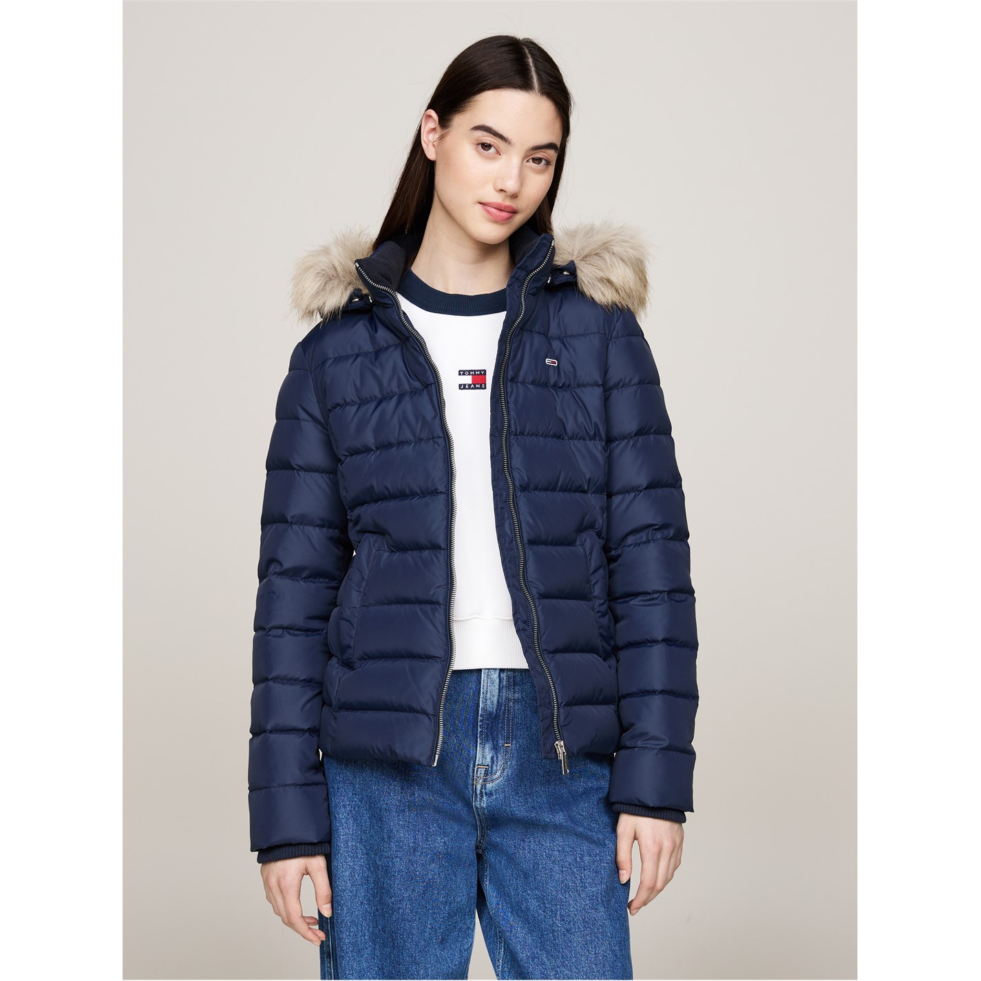 Dámska bunda Tommy Jeans Twilight Navy 7346285