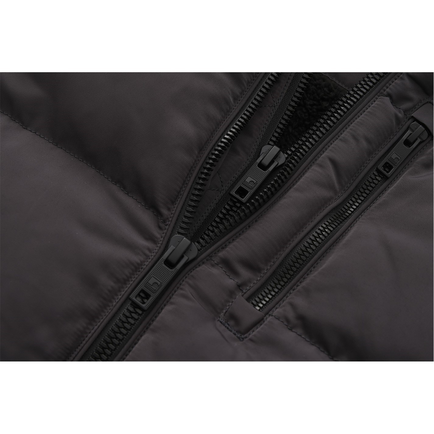 SoulCal 2 Zip Bubble Jacket Mens - 4