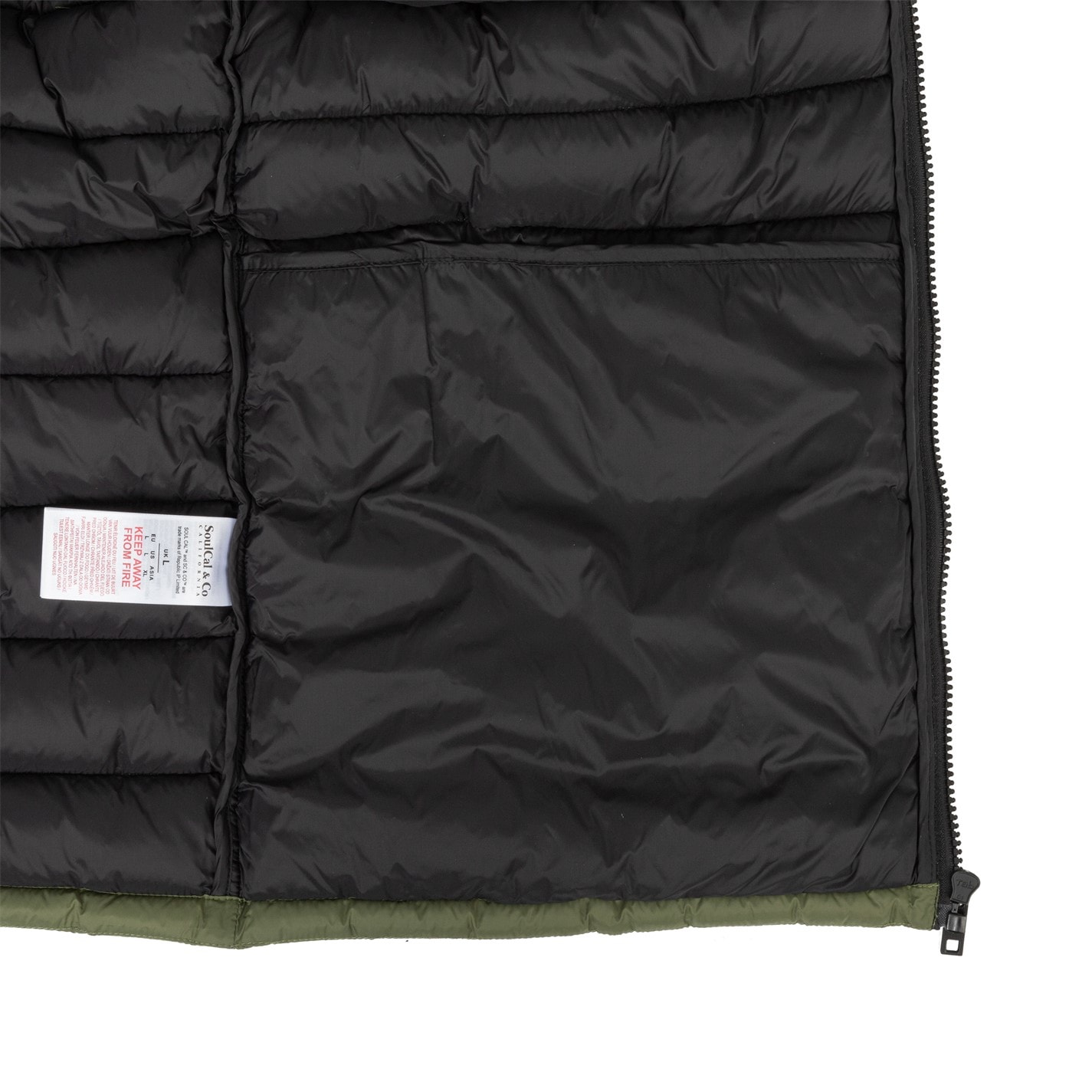 SoulCal Micro Bubble Hooded Jacket Mens - 8