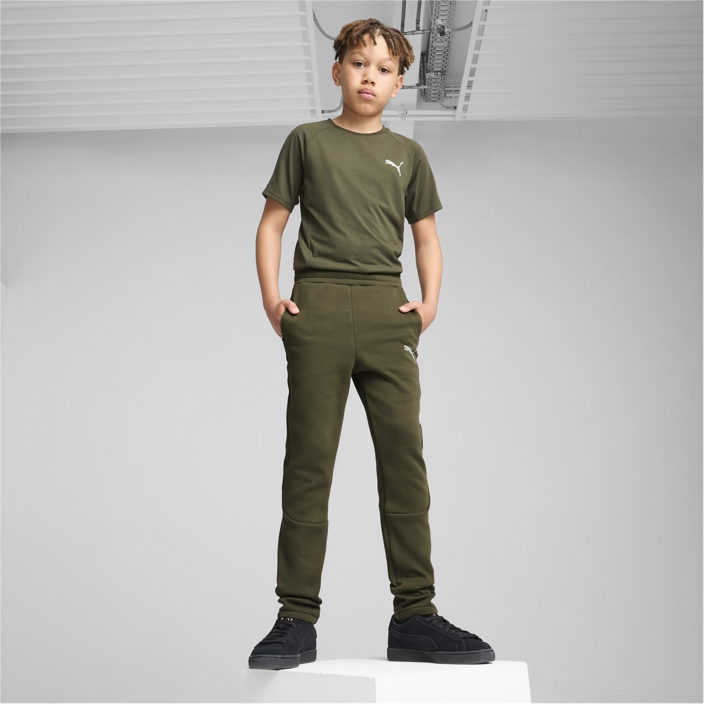 Puma Evostripe Pants Dk B Joggers Unisex Kids - 4