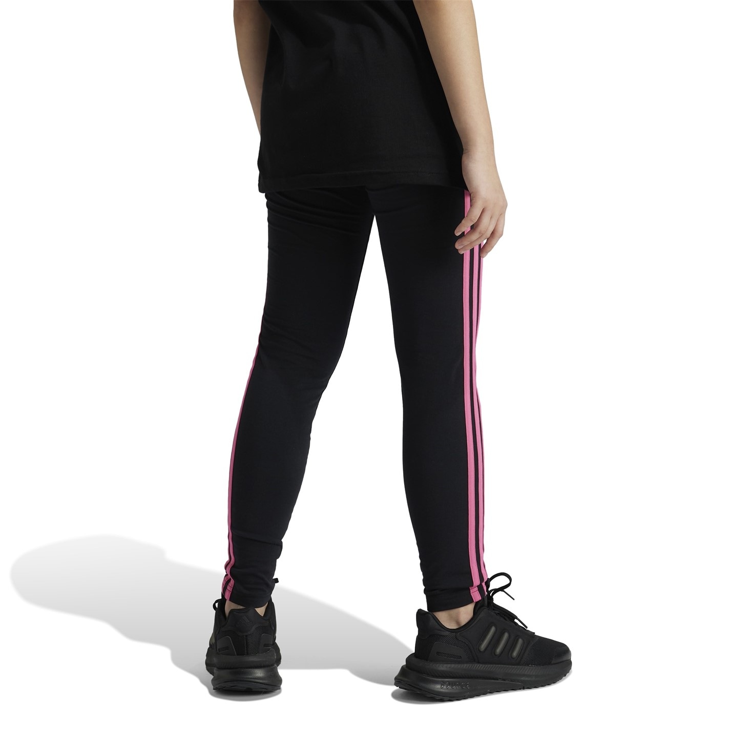 adidas Girls Essentials 3-Stripes Leggings - 3