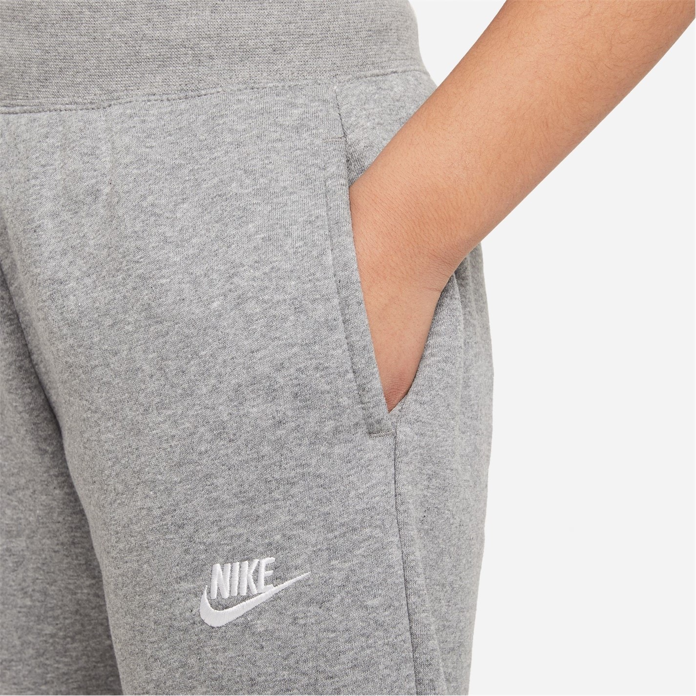 Nike Girls Fundamentals Fleece Jogging Bottoms - 5