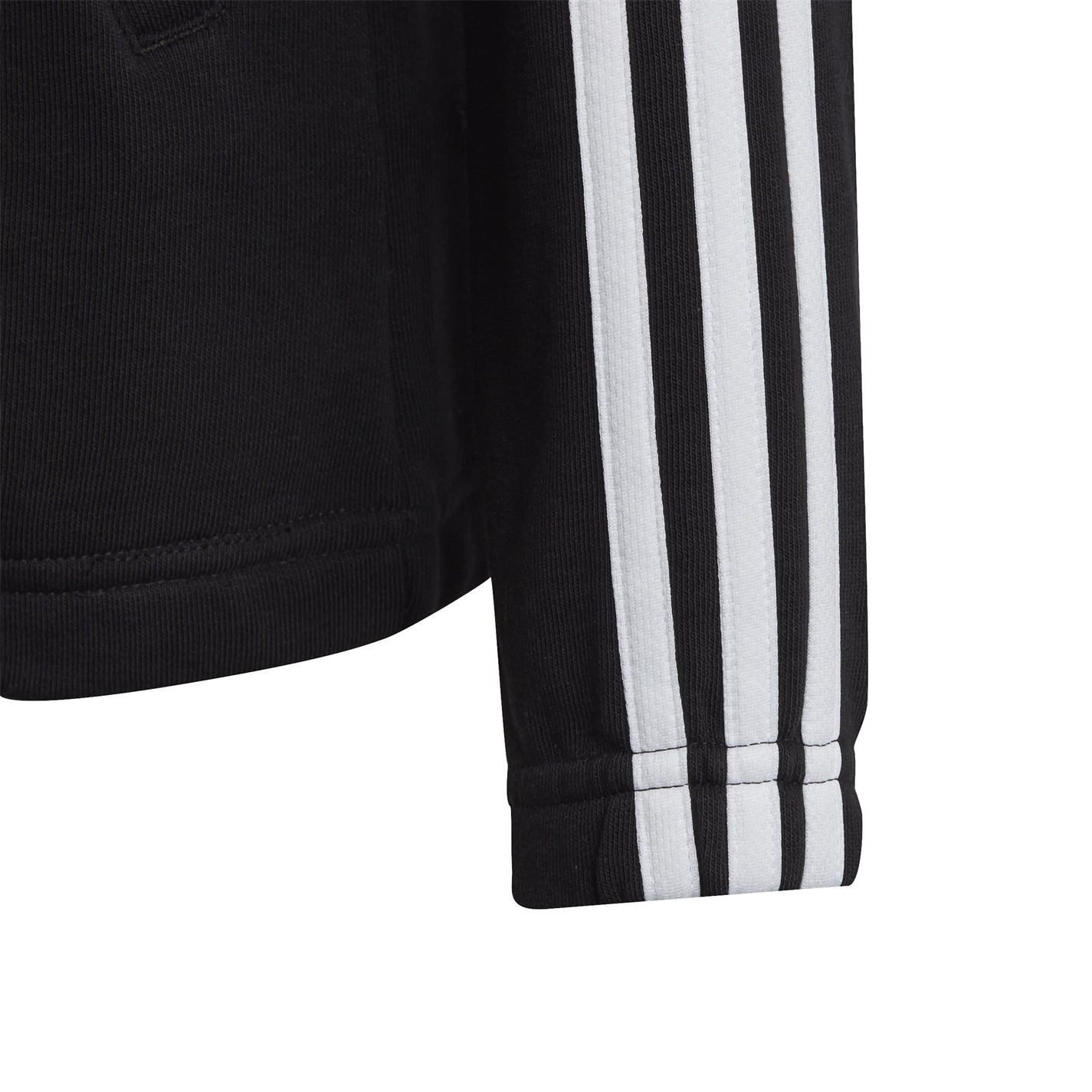 adidas Essentials Girls 3-Stripes Zip Track Top Hoodie - 5
