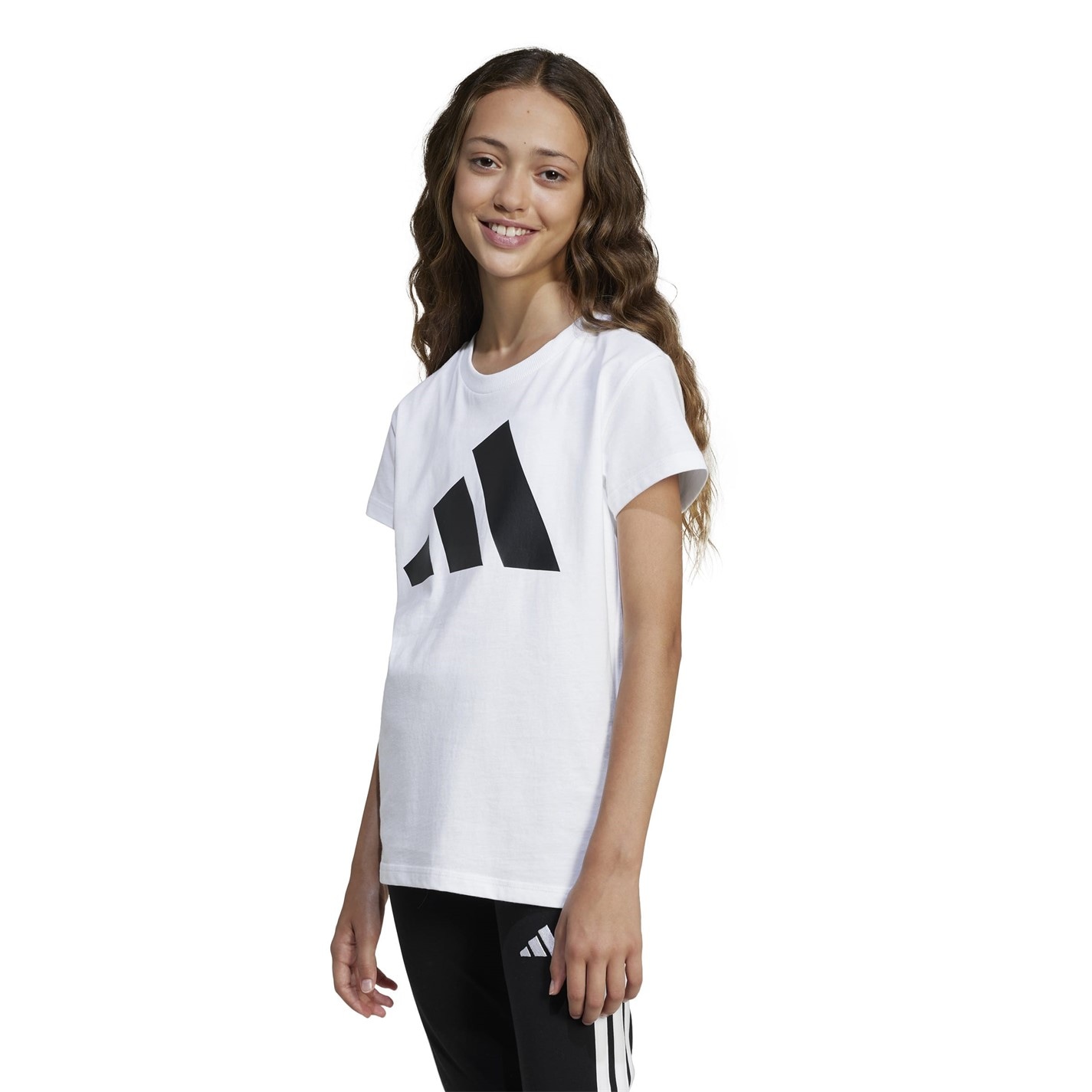 adidas Girls Essentials Linear T-Shirt - 2