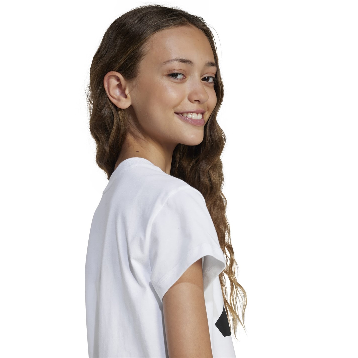 adidas Girls Essentials Linear T-Shirt - 6