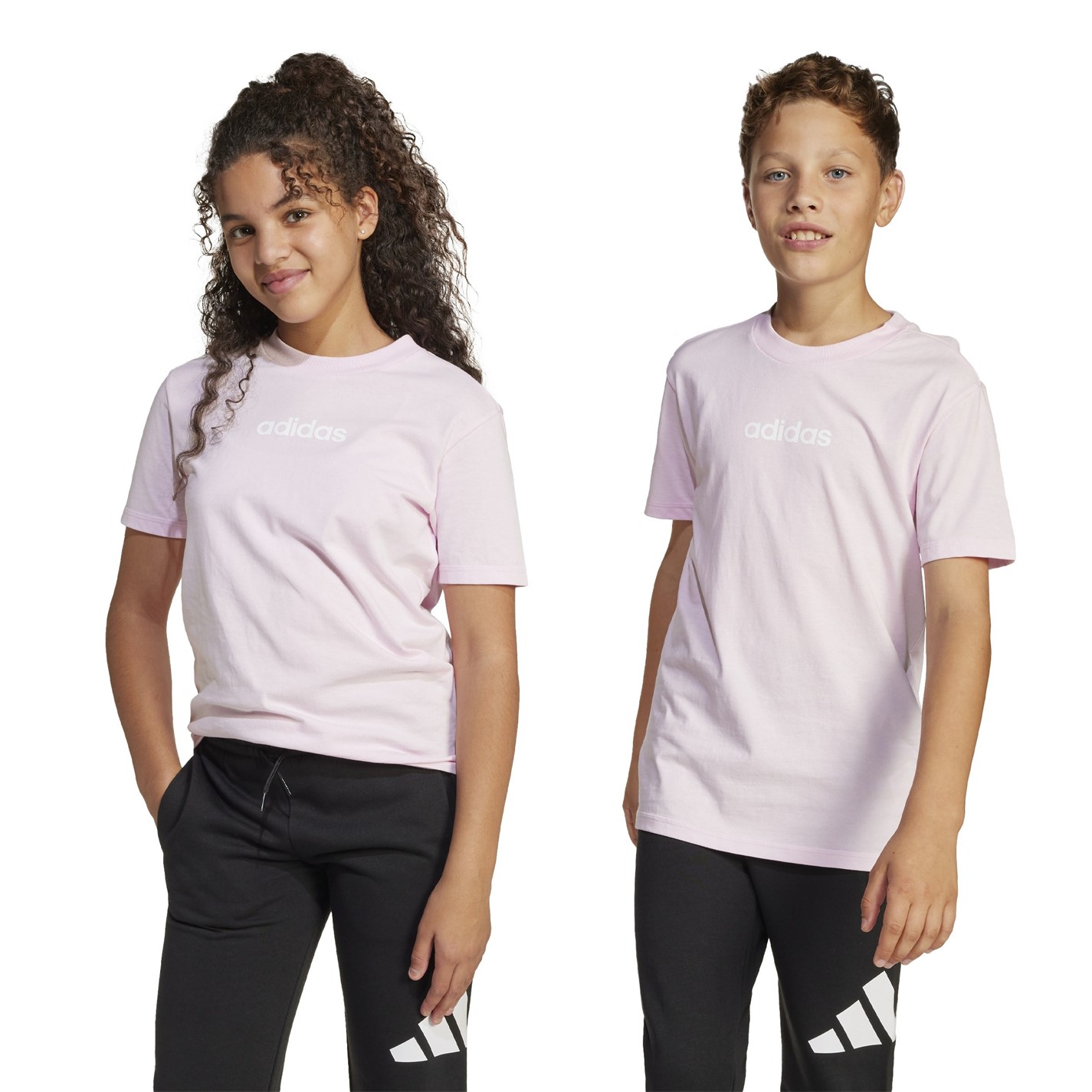 adidas Girls Essentials Linear T-Shirt - 2
