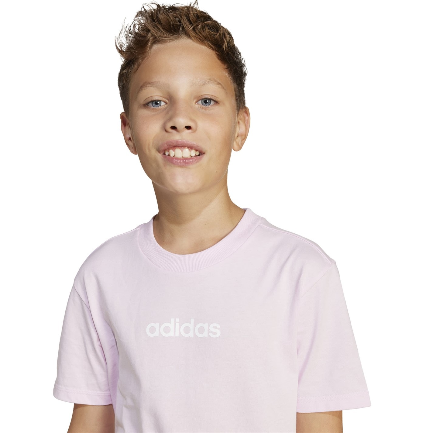 adidas Girls Essentials Linear T-Shirt - 8