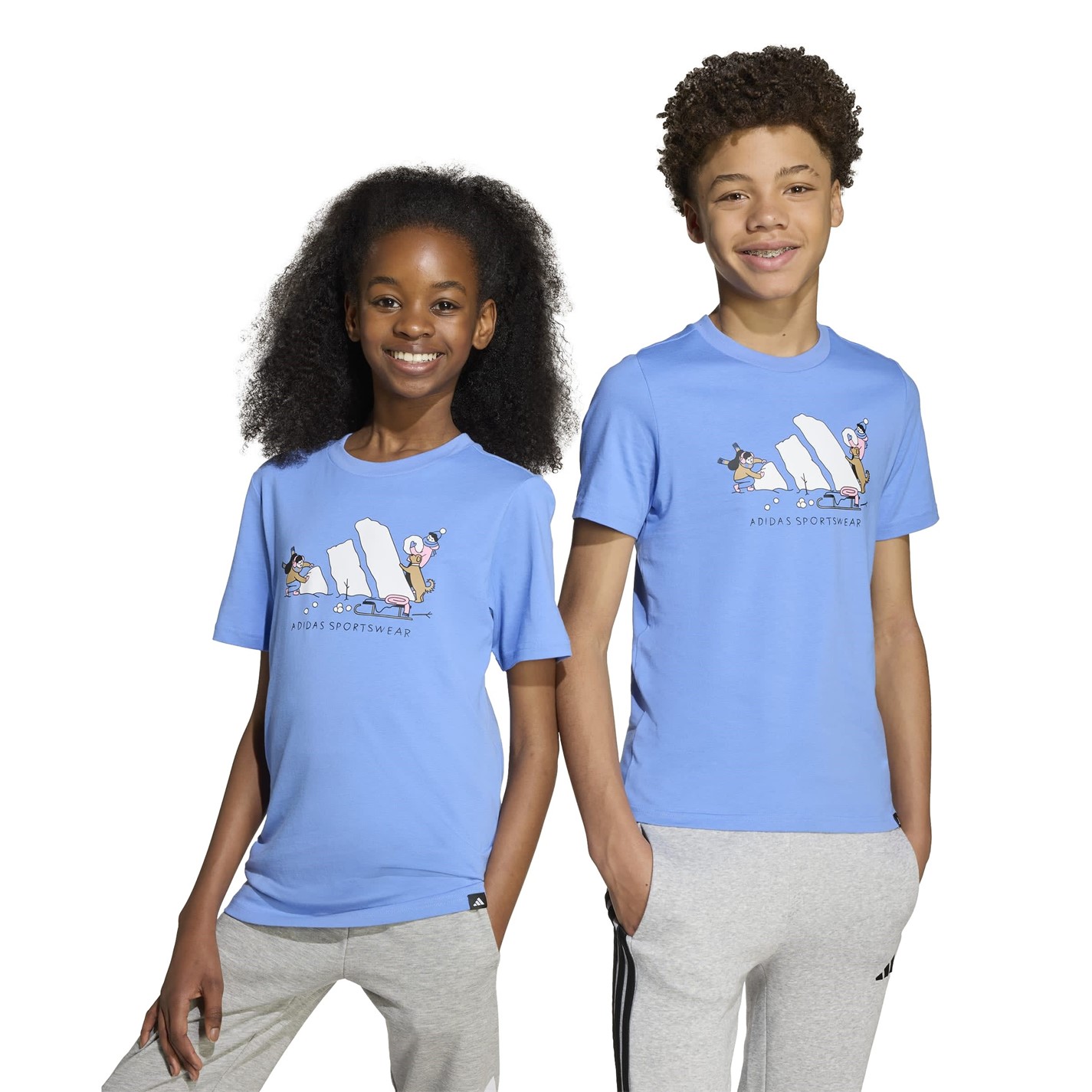 adidas Girls Essentials Linear T-Shirt - 2