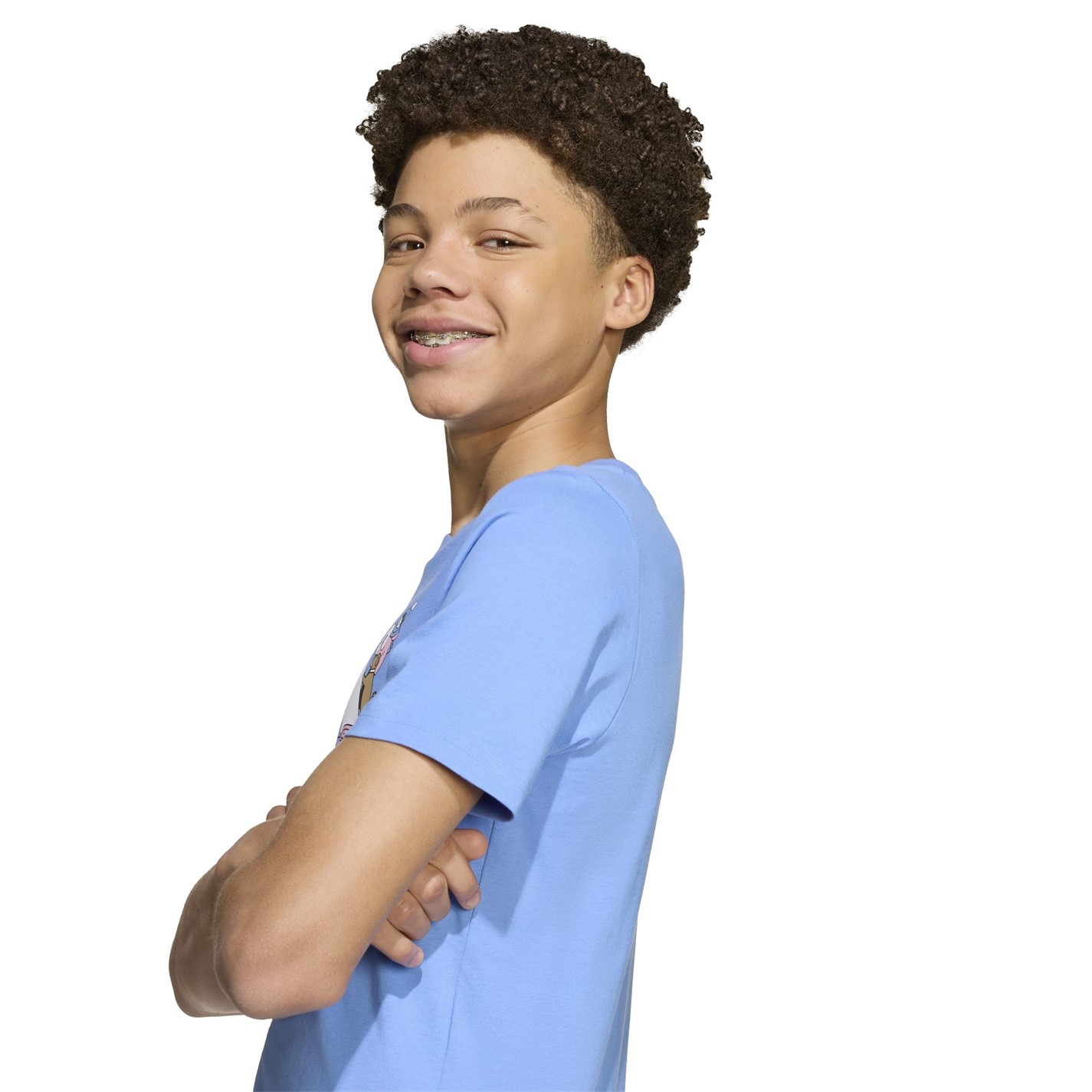 adidas Girls Essentials Linear T-Shirt - 6