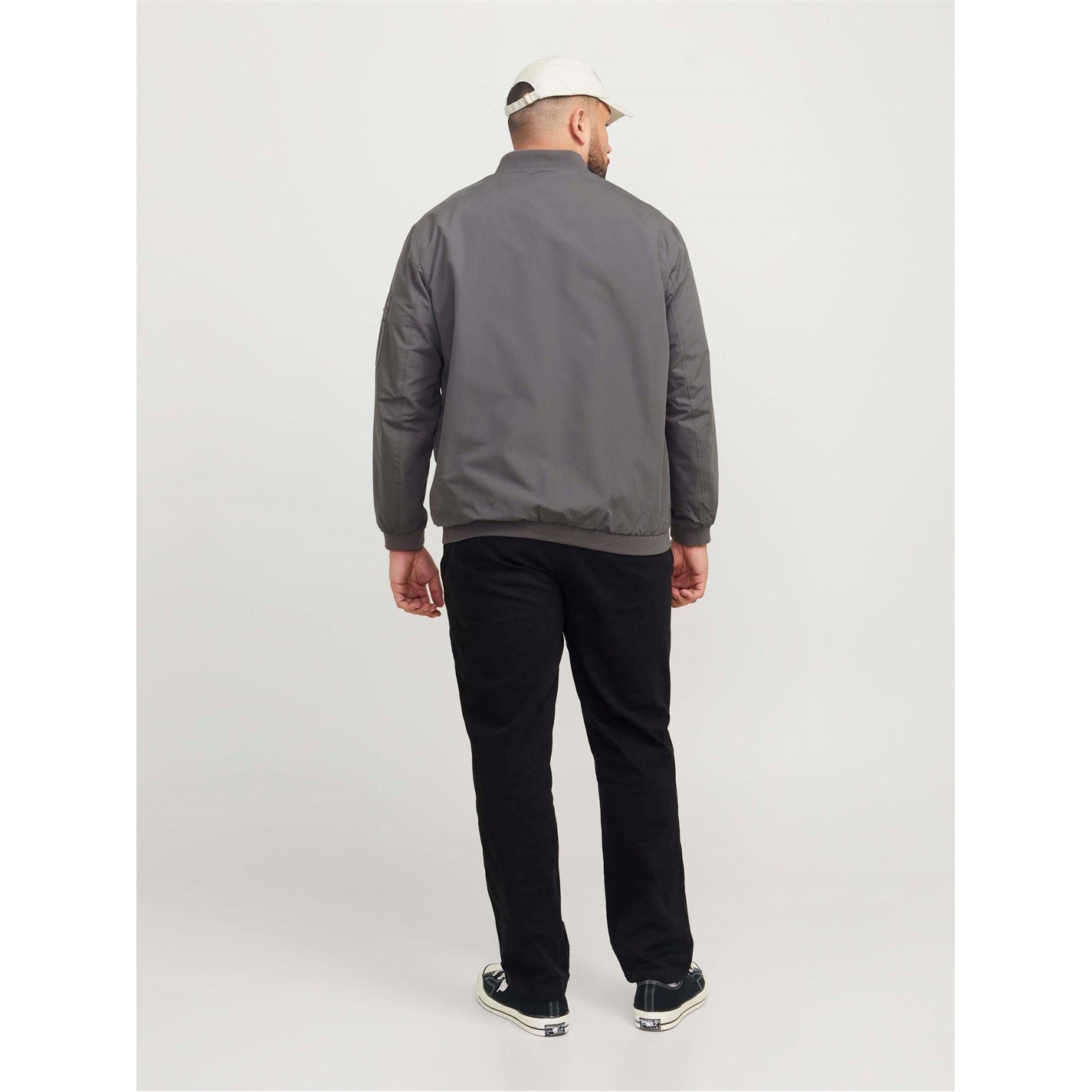 Bunda Jack and Jones Castlerock 2212491 Men's Rush Plus Size Long Sleeve Bomber Jacket - 3