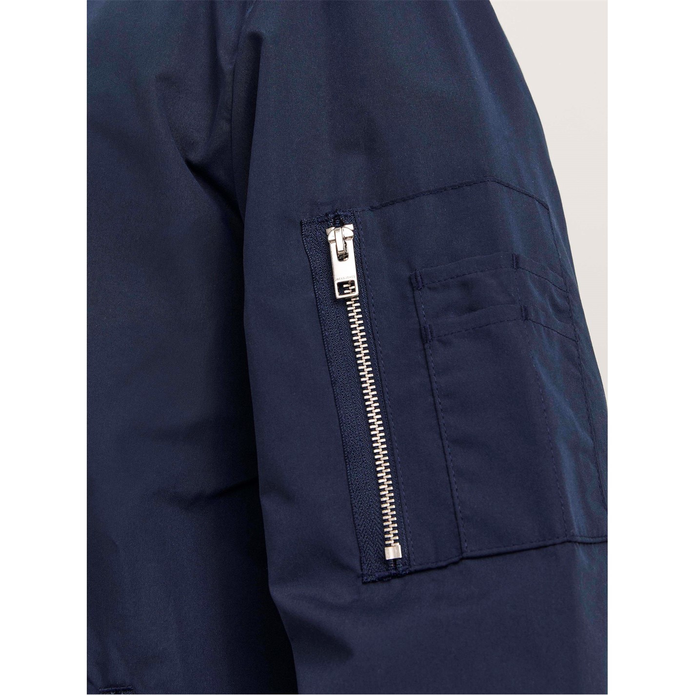 Bunda Jack and Jones Navy Blazer 8610000 Men's Rush Plus Size Long Sleeve Bomber Jacket - 5