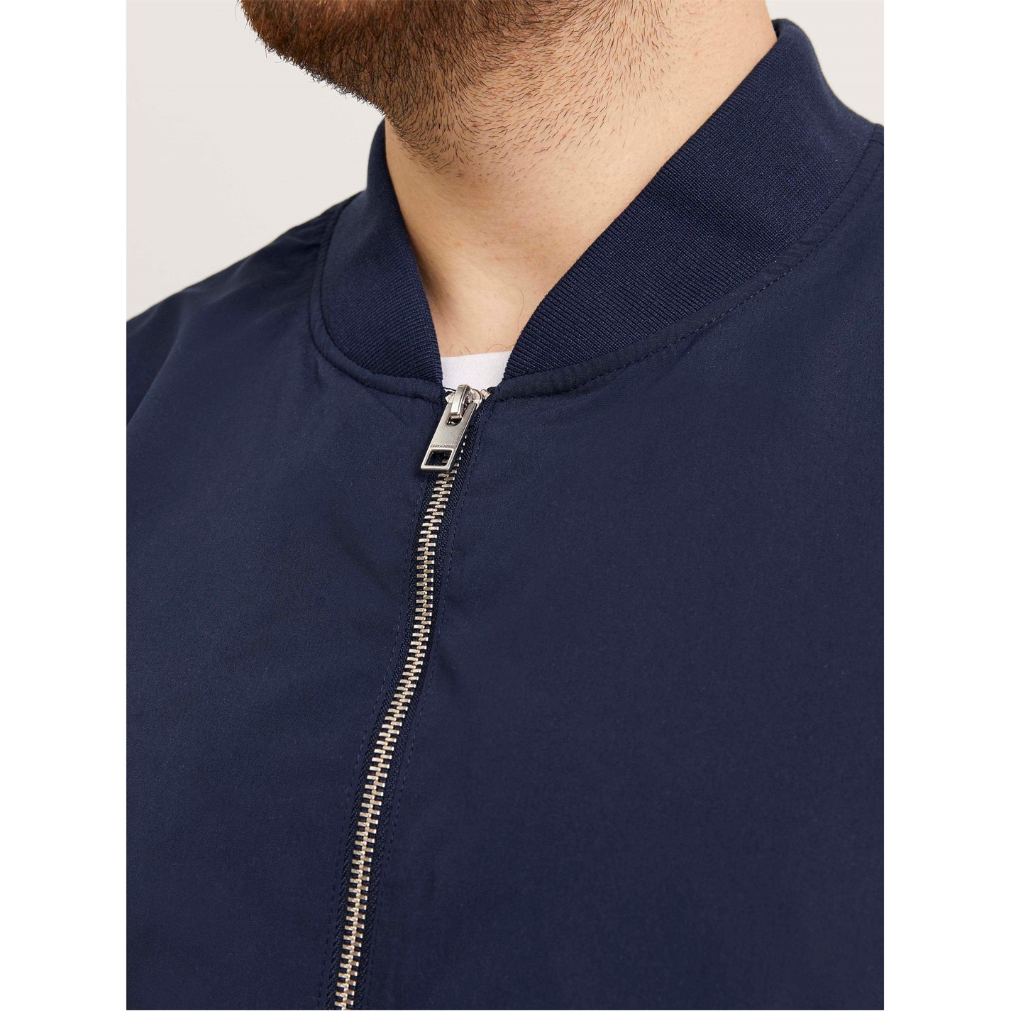 Bunda Jack and Jones Navy Blazer 8610000 Men's Rush Plus Size Long Sleeve Bomber Jacket - 6