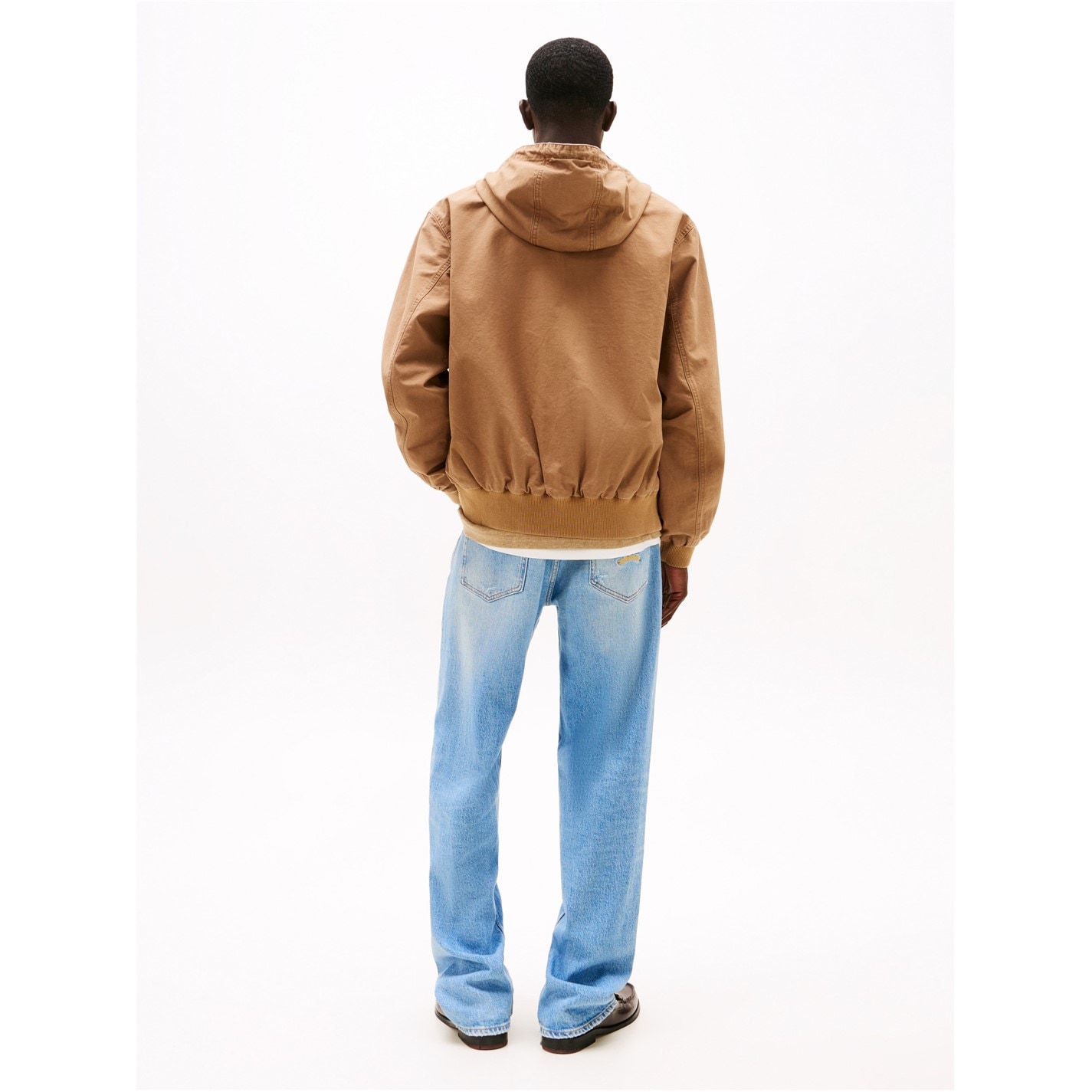 Bunda Tommy Jeans Vintage Camel 7089916 Men's Cotton Overshirt - 4