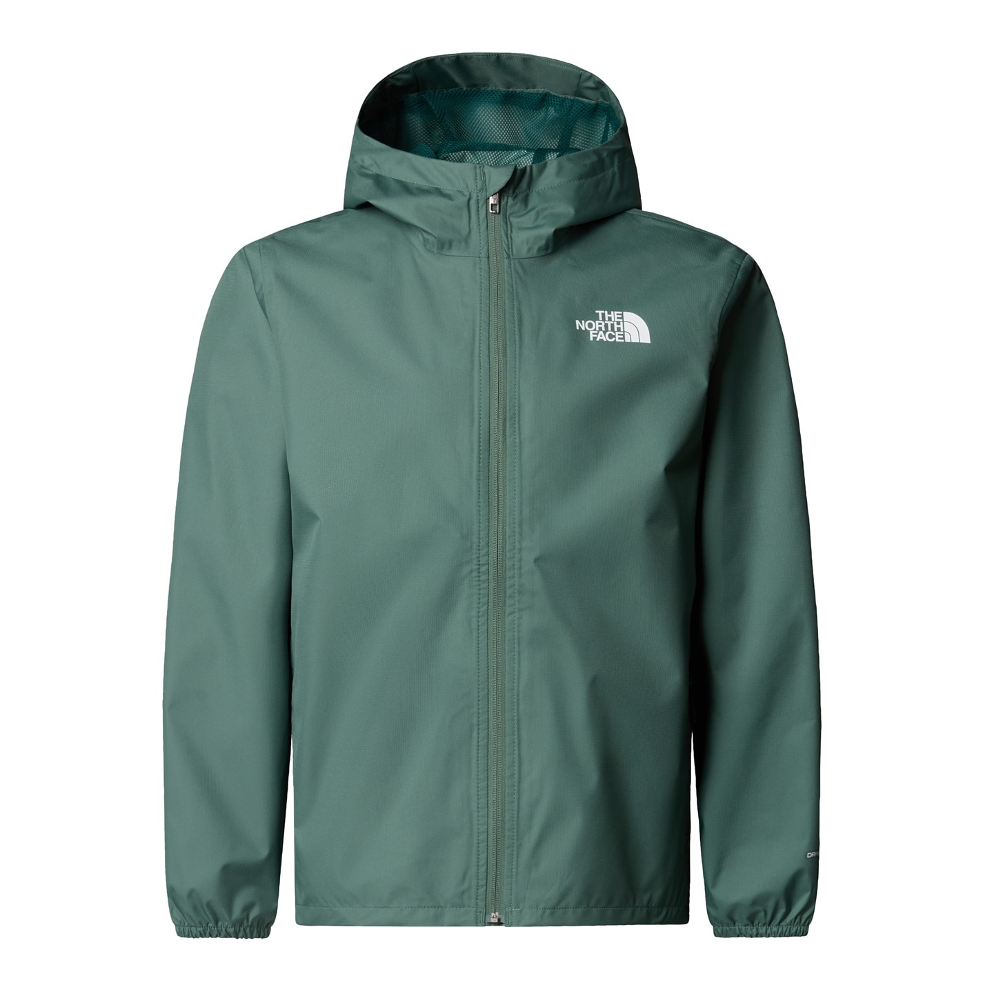 THE NORTH FACE Duck Green HCH 8644446 Unisex Kids' Zipline Waterproof Half-Zip Rain Anorak - 1