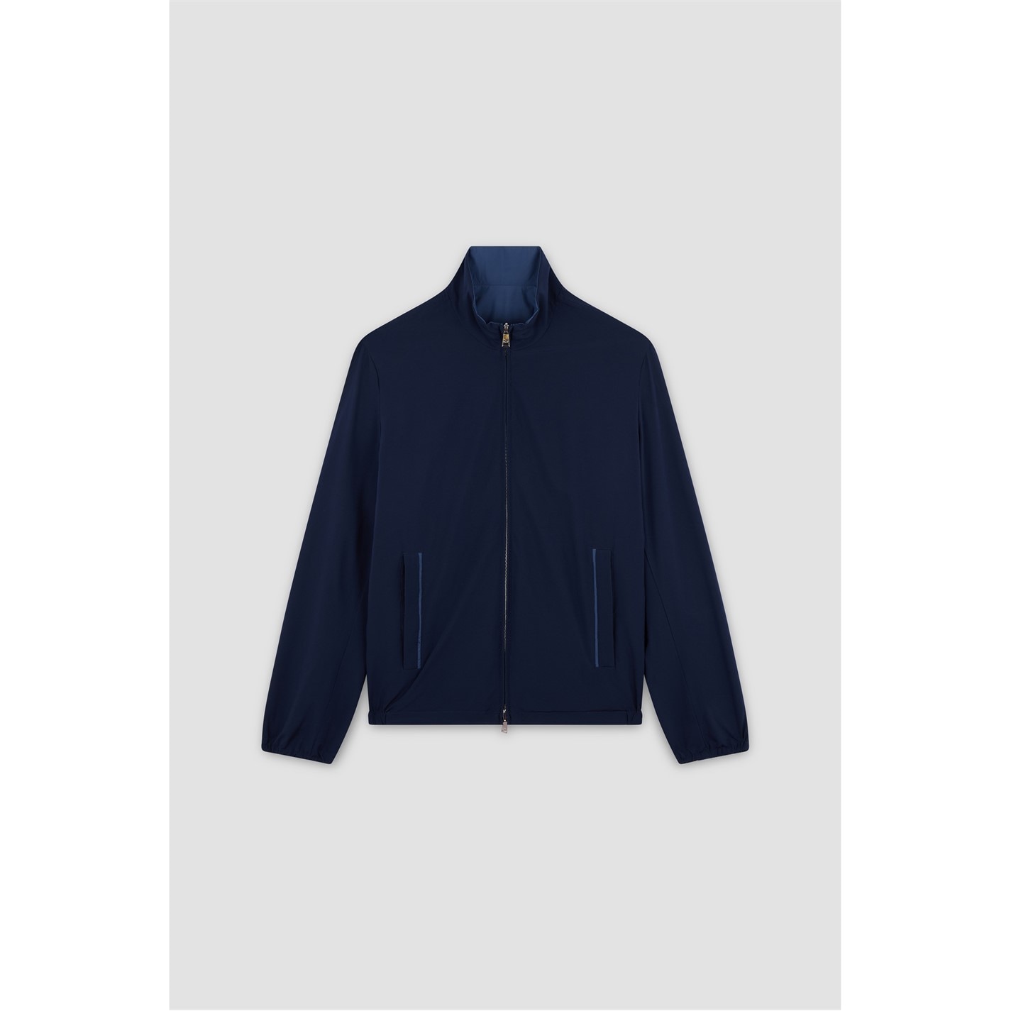 Bunda PAUL AND SHARK Blue Dark Denim 2945555 Men's Reversible Weather-Resistant Softshell Jacket - 1